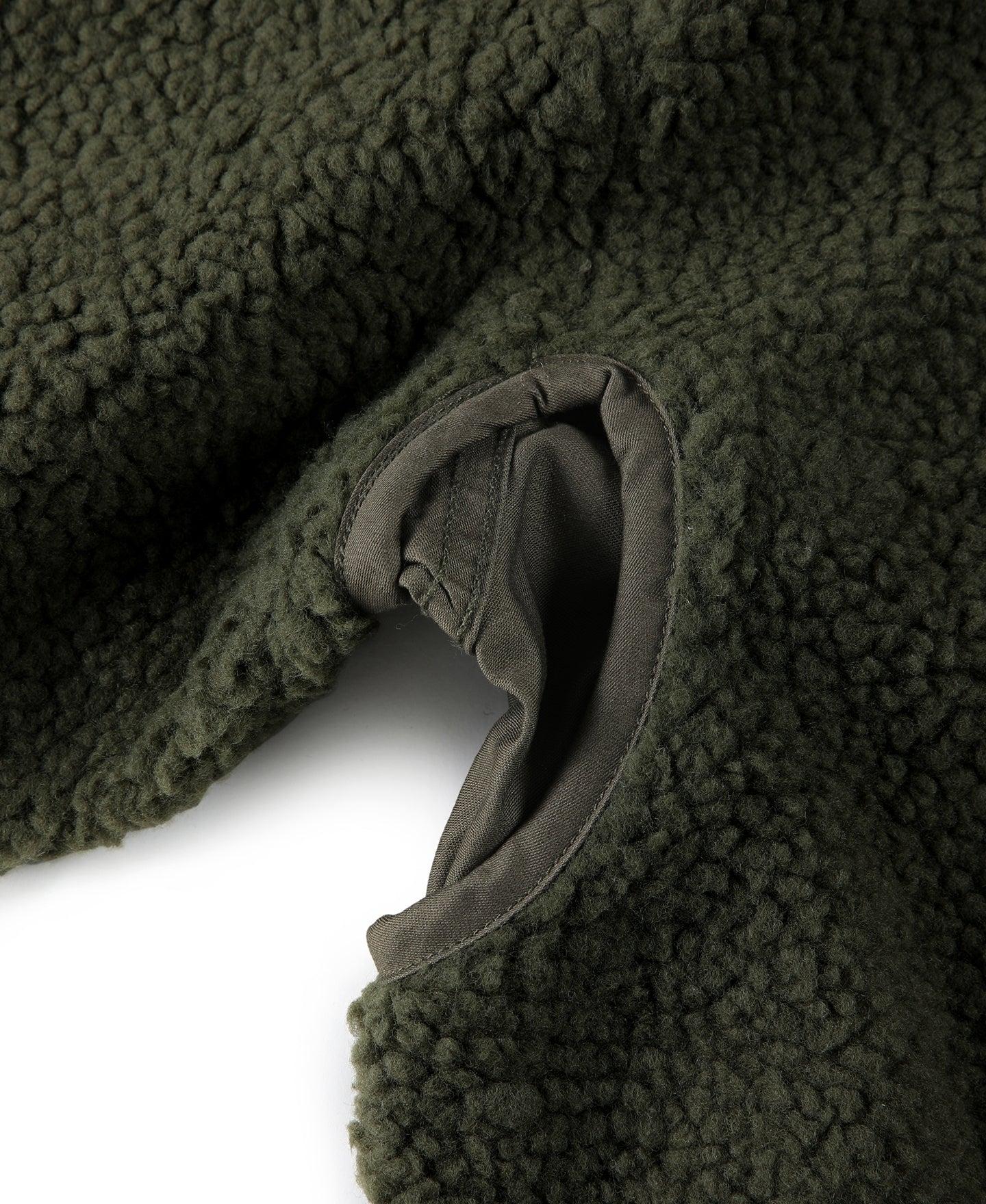 Final Version USN A-2 Deck Jacket (Polyester Lamb Wool) Product Image