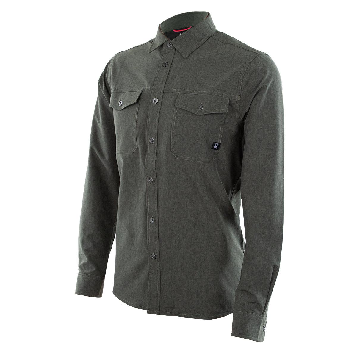 Spyder Men's Melange Long Sleeve 2 Pocket Shirt Product Image
