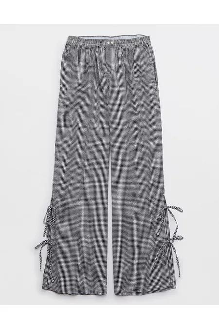 Aerie Off-Duty Seersucker Side Tie Trouser PJ Women's Product Image