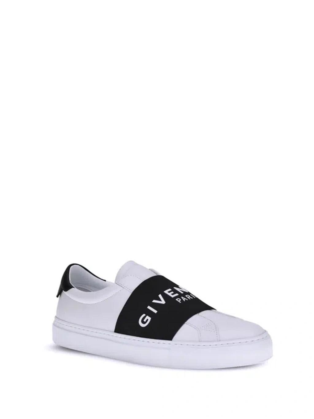 GIVENCHY Urban Street Sneakers In Leather With Elastic Band In Multi Product Image