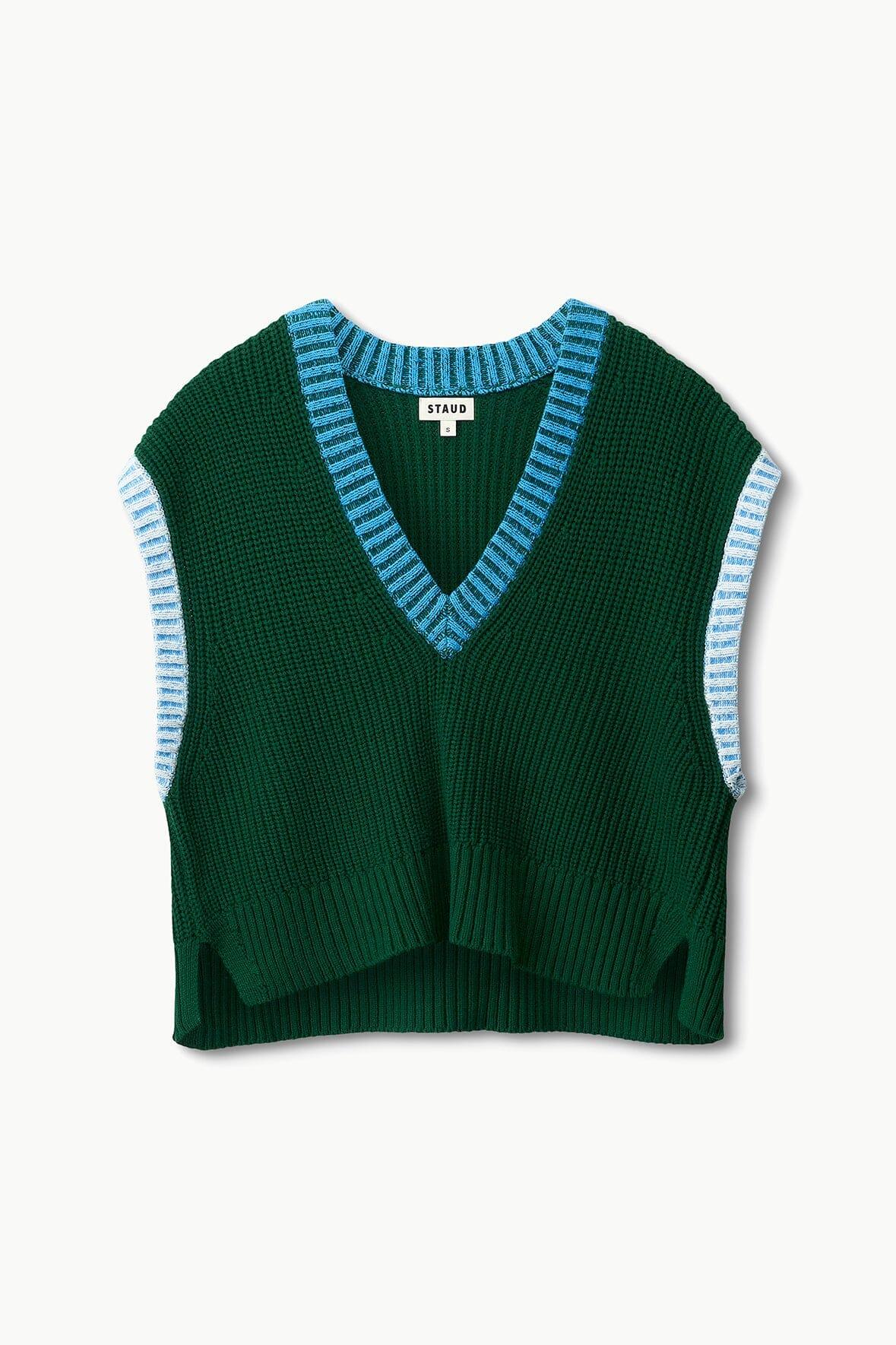 AMERICANA SWEATER | JUNGLE SKY IVORY Product Image