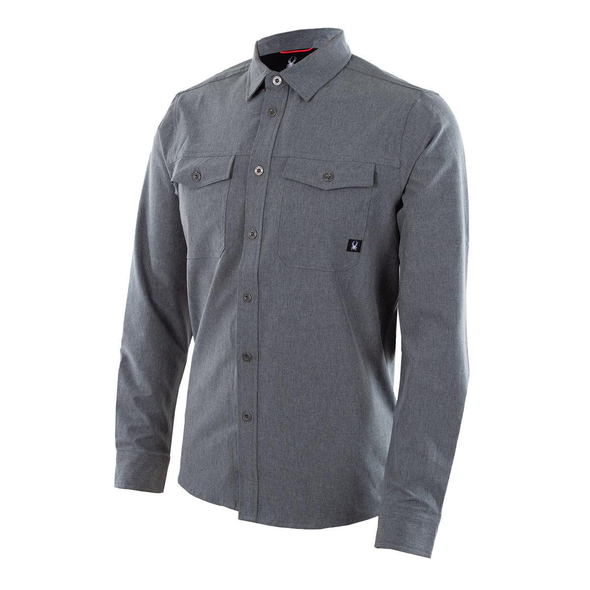 Spyder Men's Melange Long Sleeve 2 Pocket Shirt Product Image
