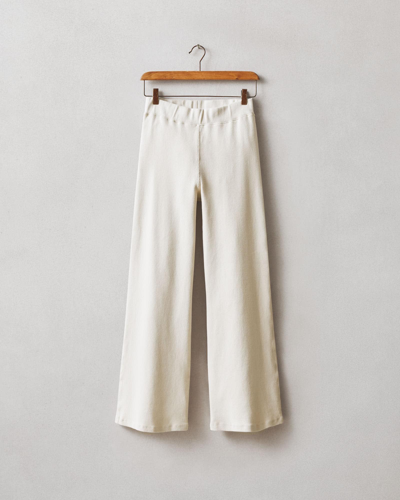 Women's Rib Pant - Oatmeal Female Product Image