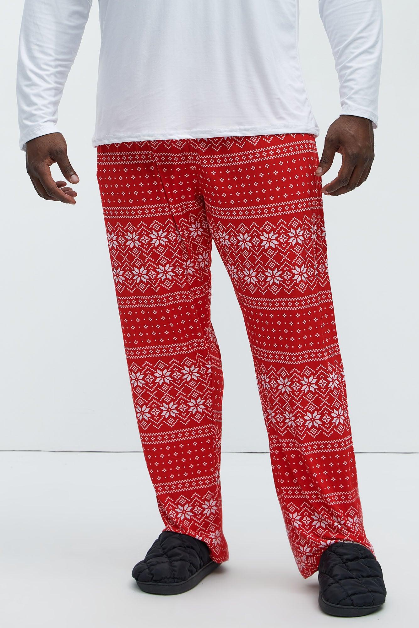 Lit Like A Christmas Tree Holiday PJ Set - White/combo Product Image