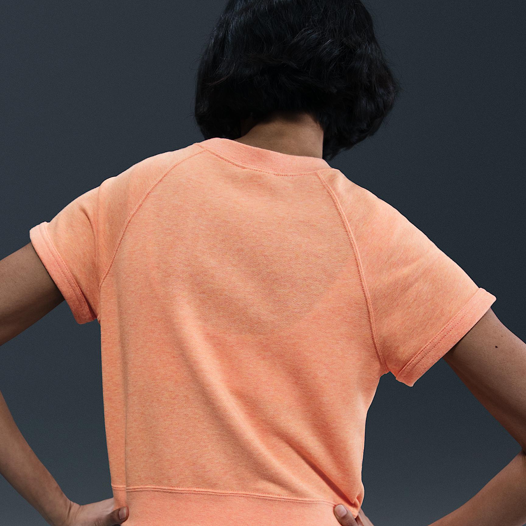 Nike Sportswear Chill Terry Women's Short-Sleeve French Terry Top Product Image