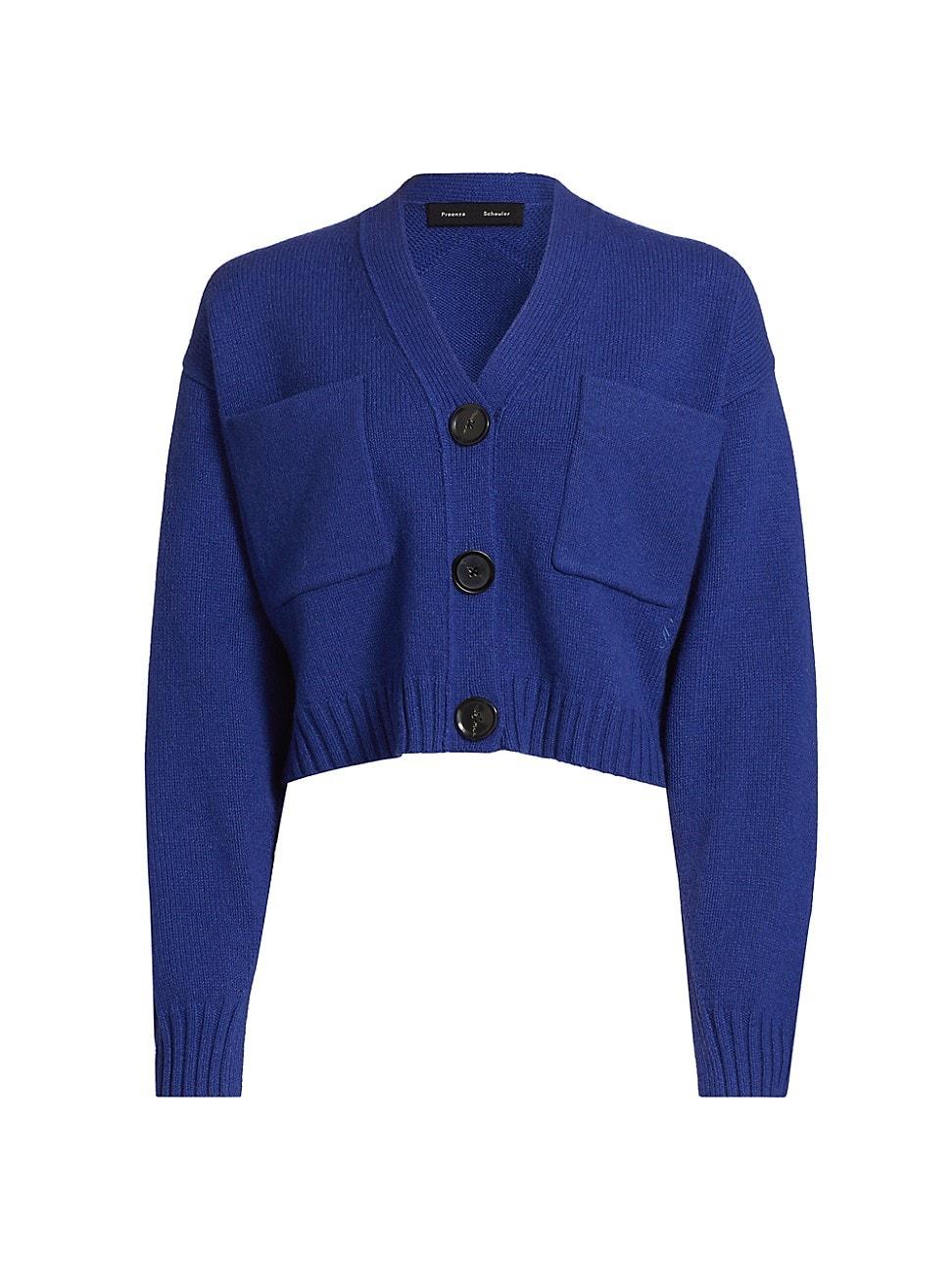 Womens Sofia Cashmere Crop Cardigan Product Image