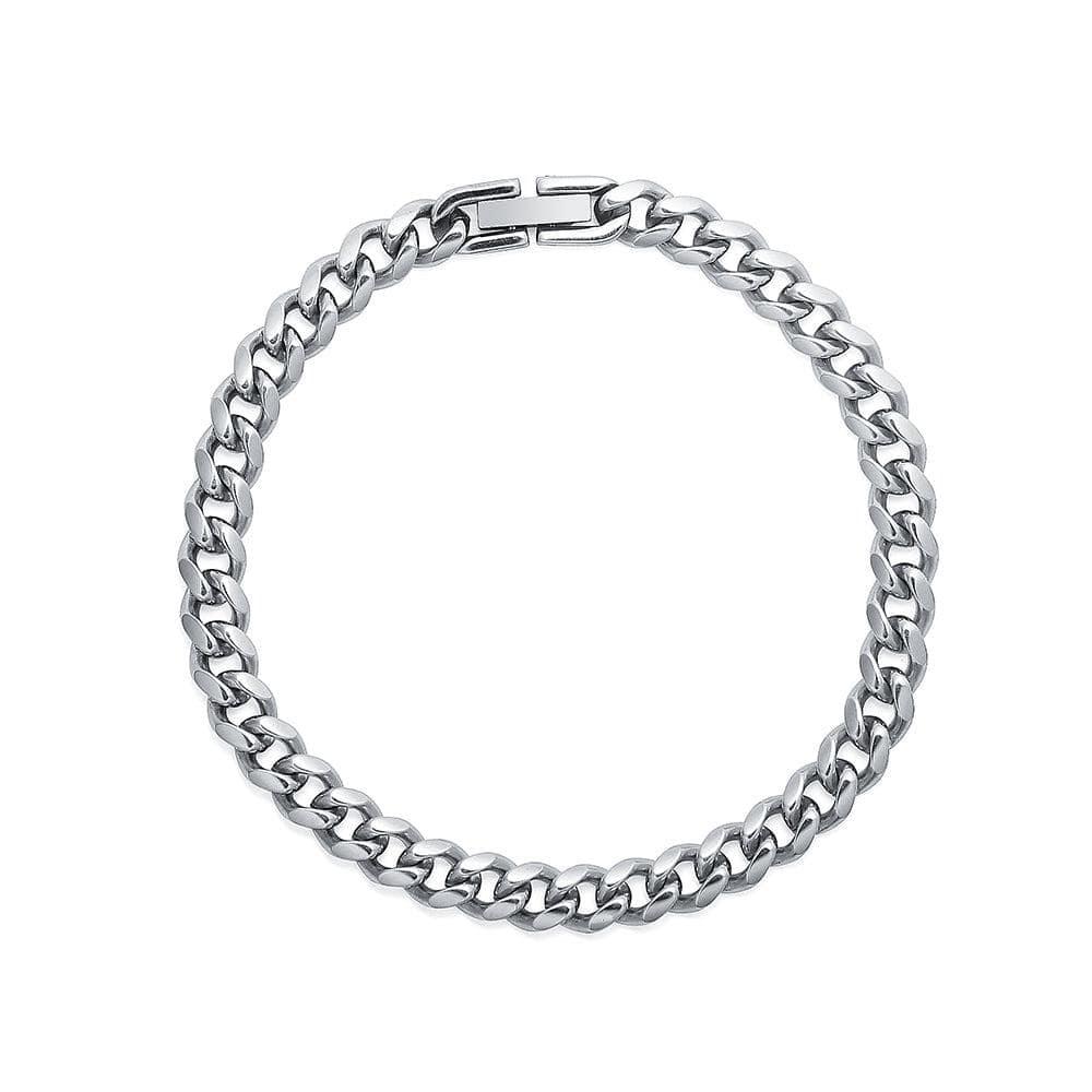 SLIM CUBAN BRACELET Product Image