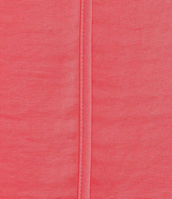 DKNY by Donna Karan Woven V-Neck Short Sleeve Blouse Product Image