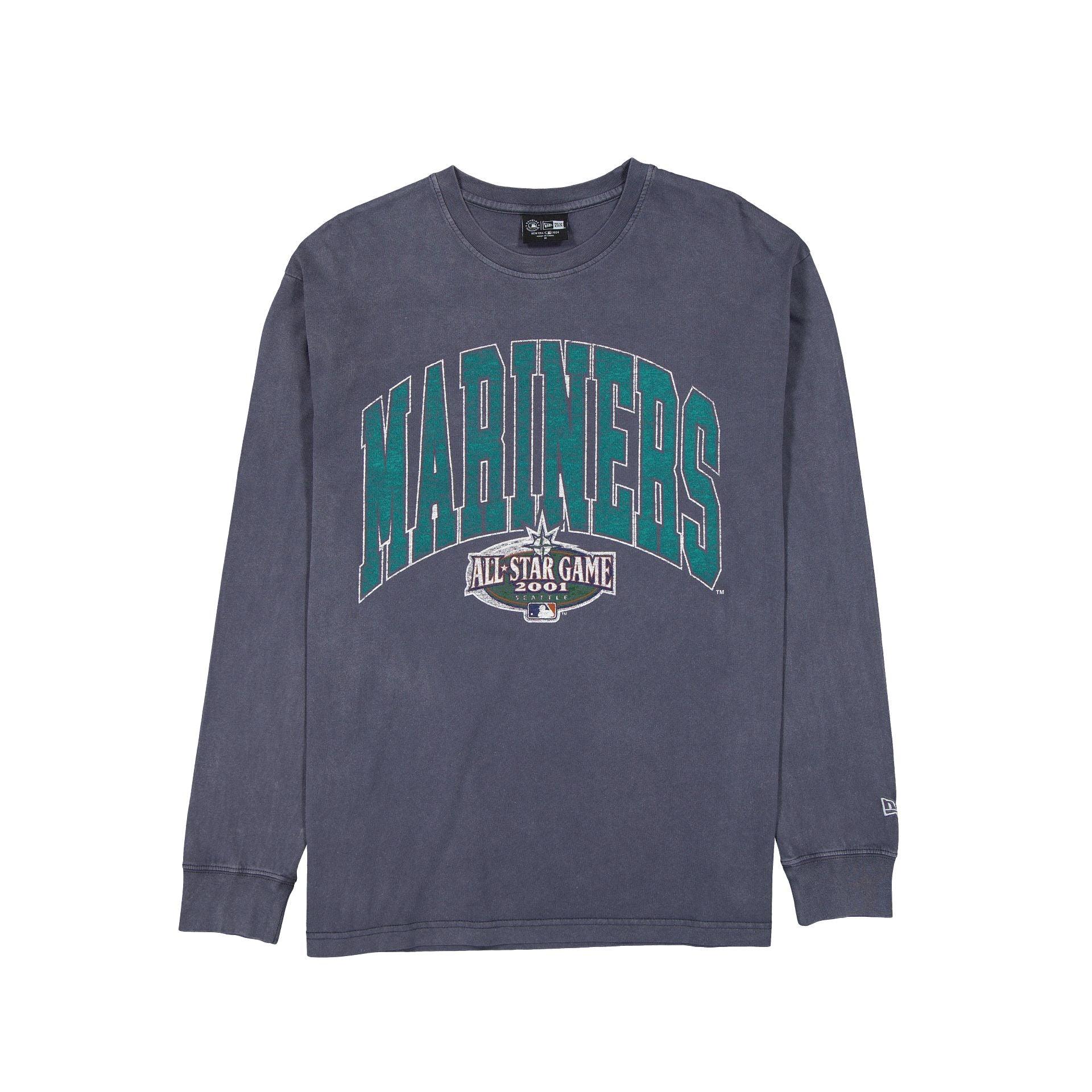 Seattle Mariners Oversized Essentials Long Sleeve T-Shirt Male Product Image
