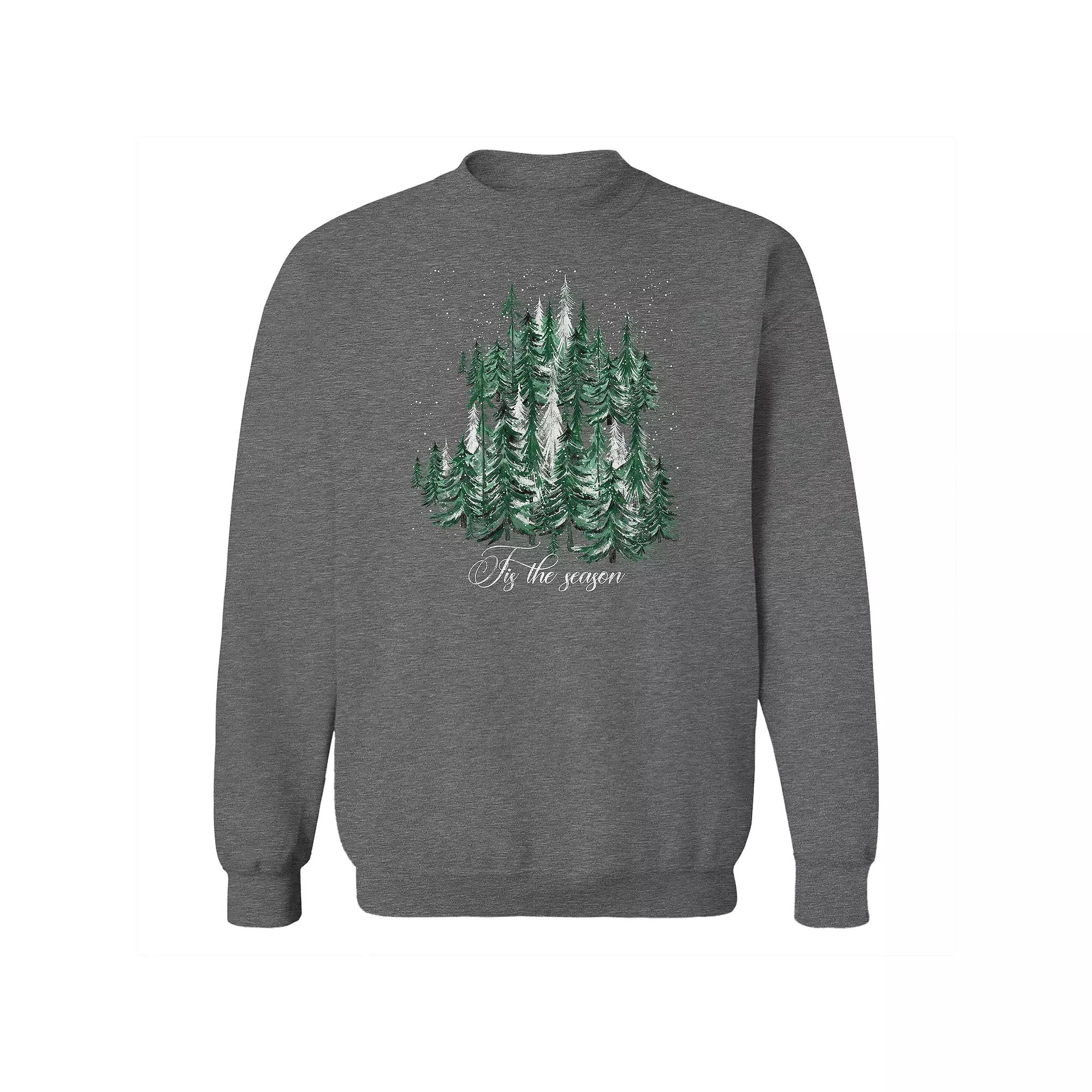 Men's Tis The Season Graphic Fleece Sweatshirt, Adult Unisex,  Product Image