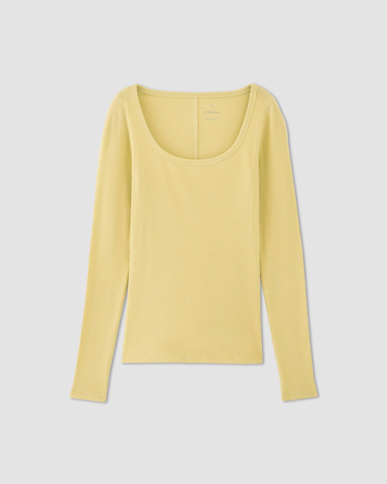 Womens Luxe Rib Long-Sleeve Scoop-Neck T-Shirt by Everlane Product Image