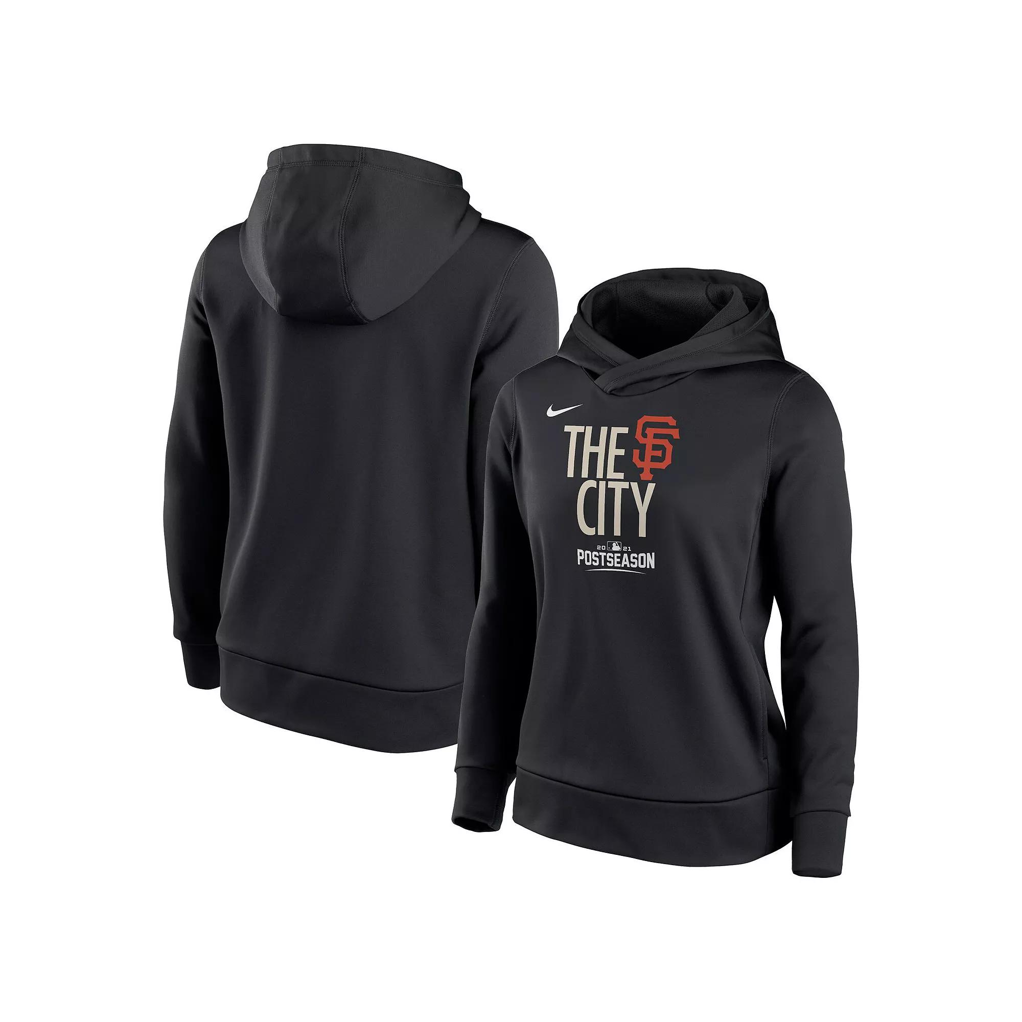 Women's Nike Black San Francisco Giants Postseason Dugout Pullover Hoodie, Size: Medium Product Image