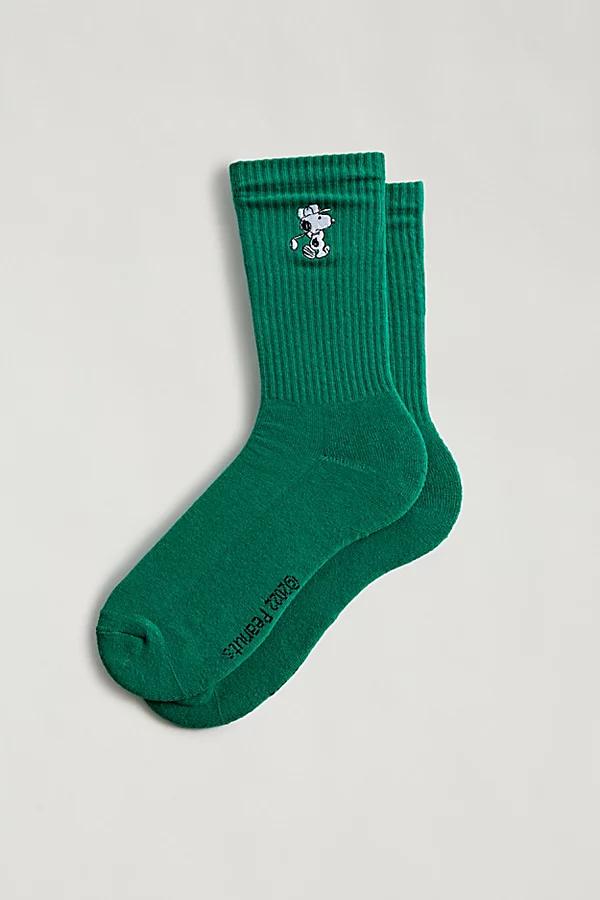Peanuts Snoopy Golf Embroidery Crew Sock Mens at Urban Outfitters Product Image