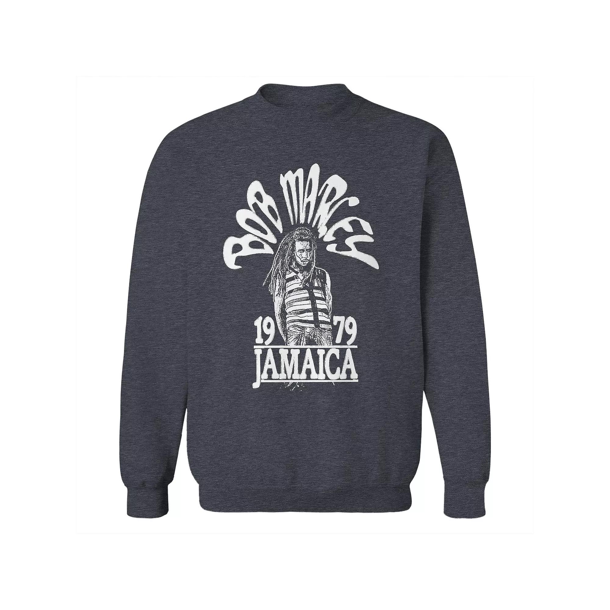 Junior's Bob Marley 1979 Jamaica Graphic Fleece Sweatshirt, Women's,  Product Image