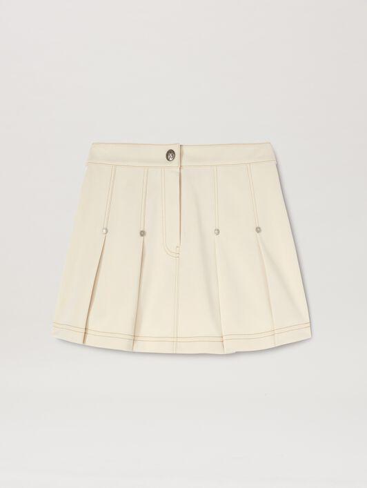 VINTAGE PLEATED MINI SKIRT Product Image