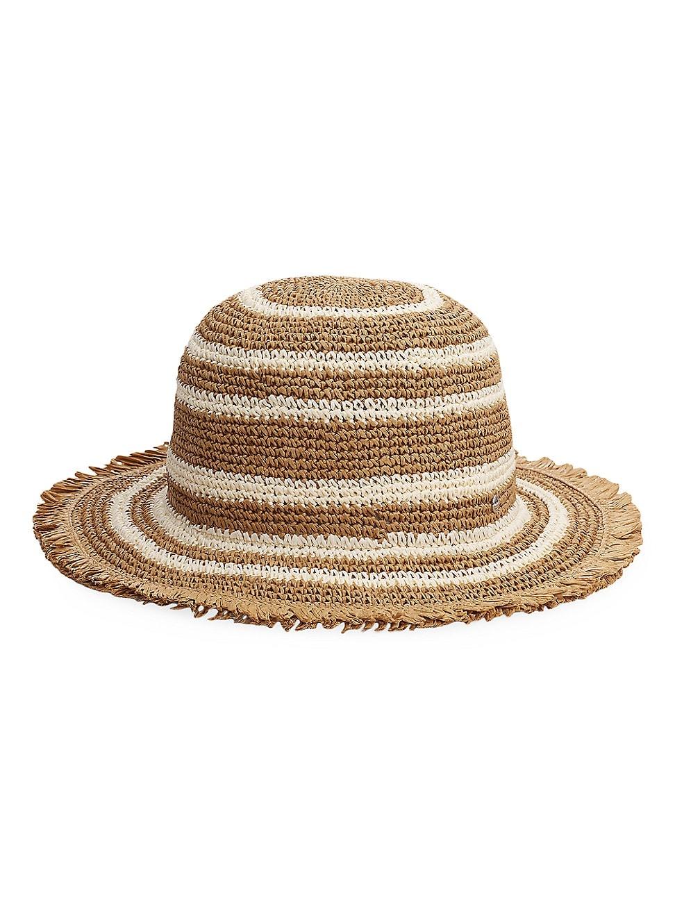 Womens Frills Rollable Bucket Hat Product Image
