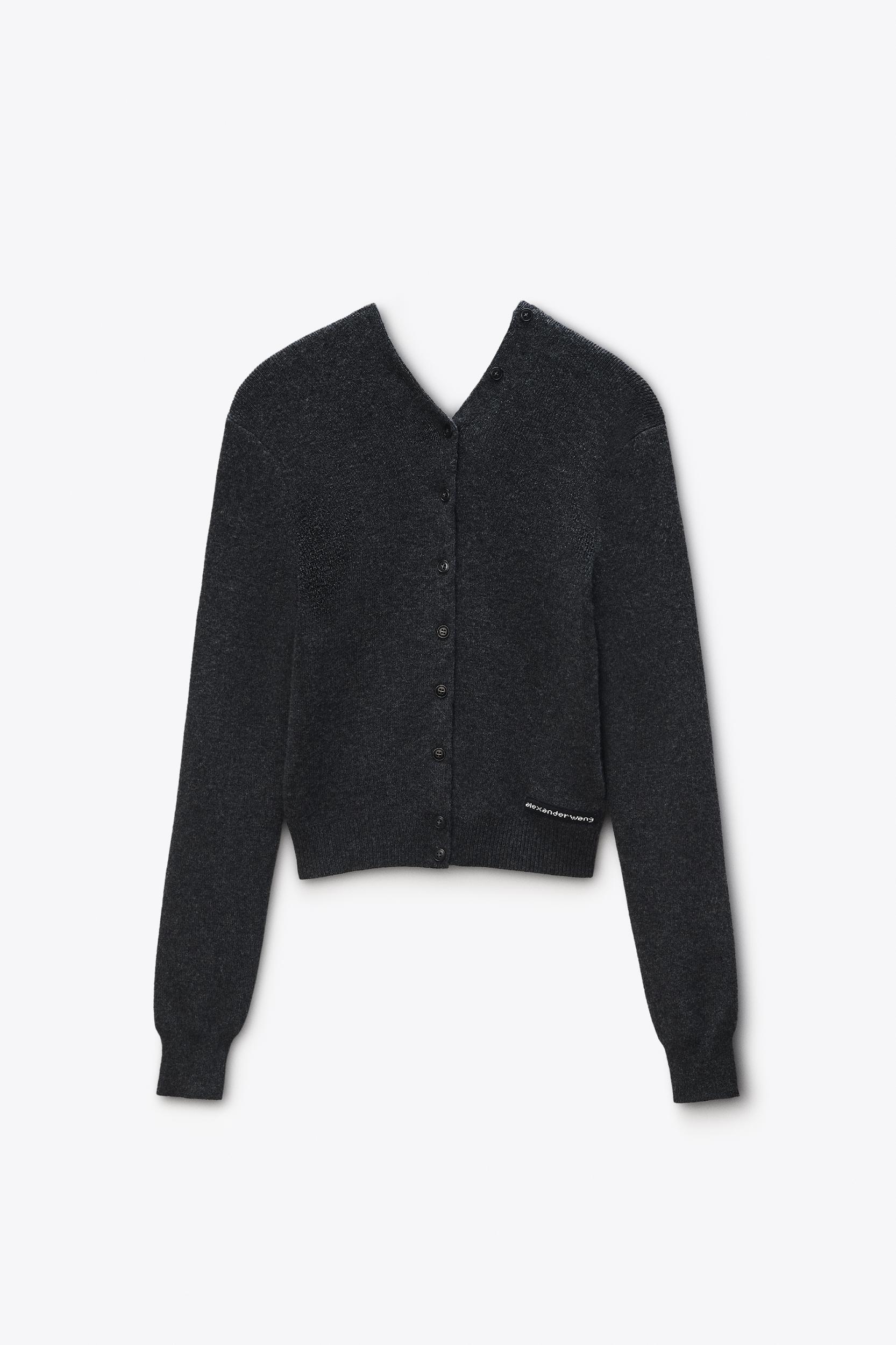 Cardigan In Wool With Continuous Placket Product Image