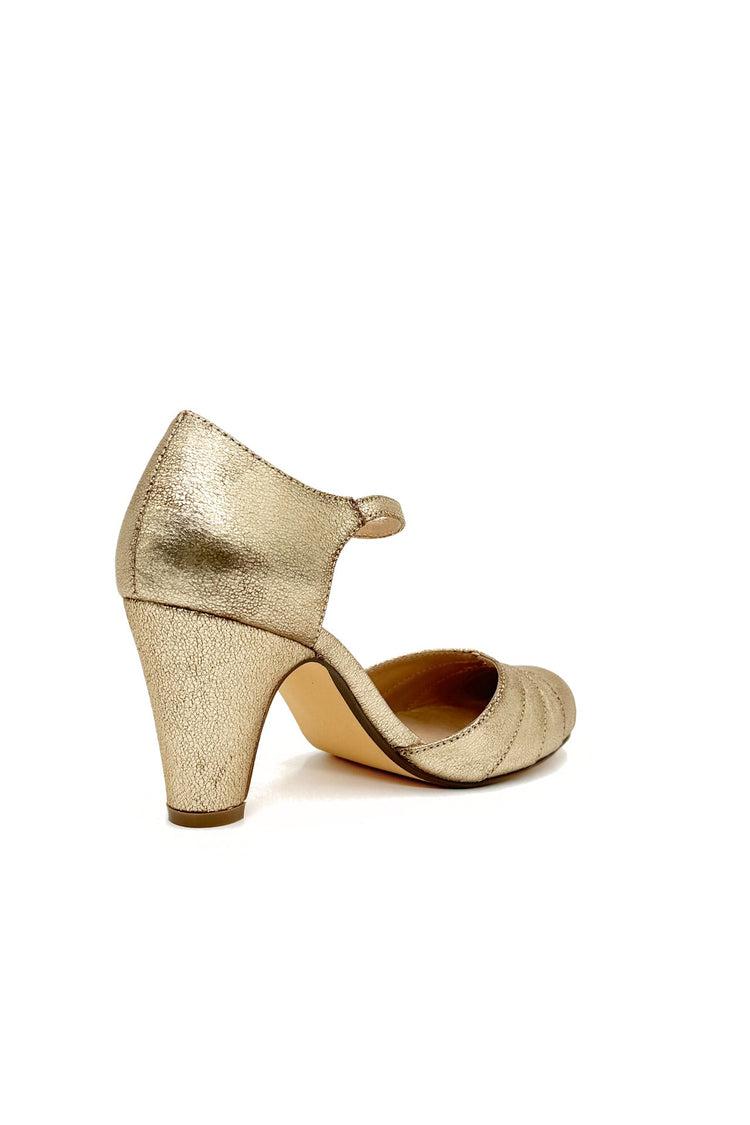 Goldie Metallic Ballroom Heels Product Image