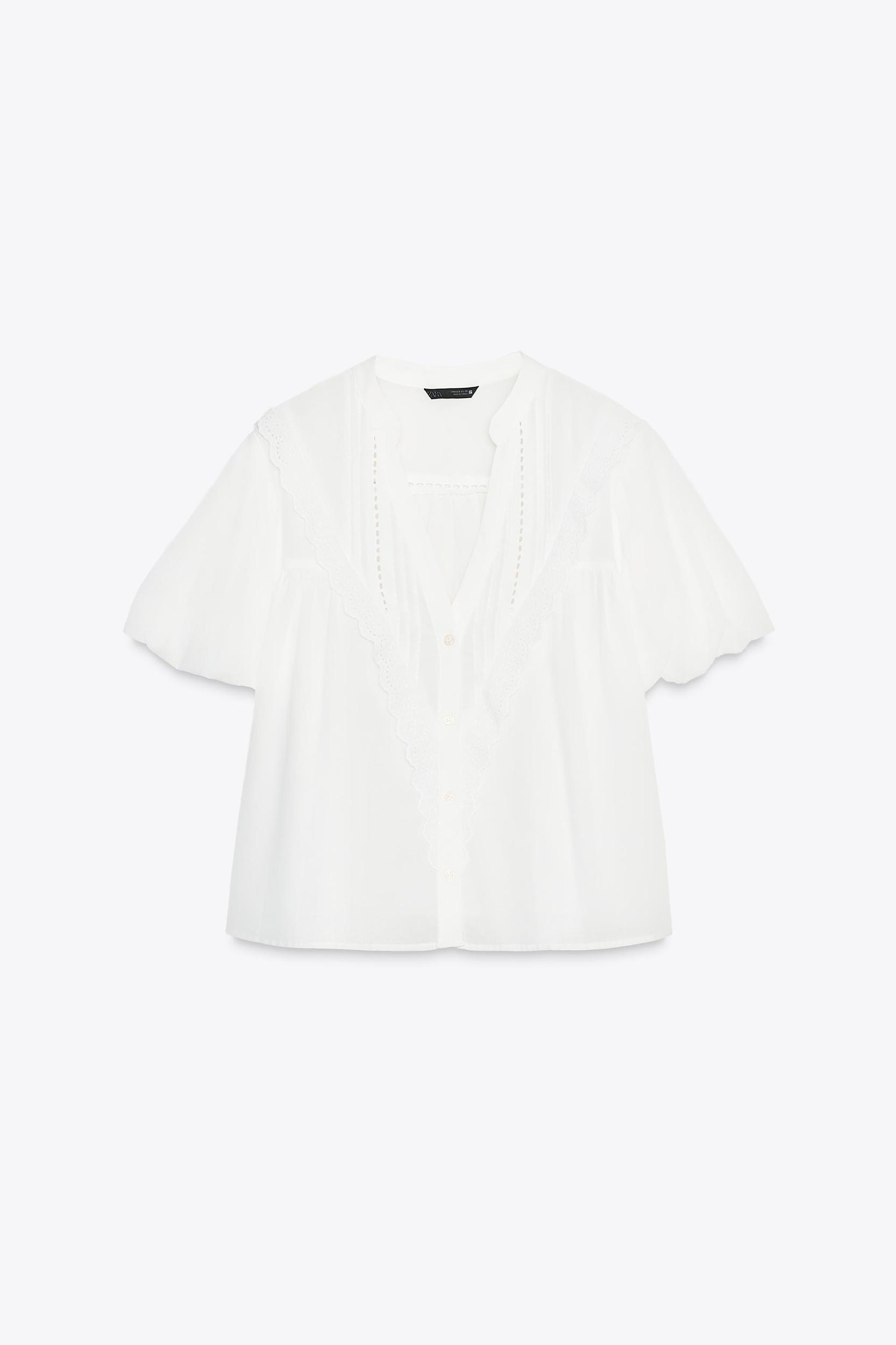 PUFF SLEEVE BLOUSE Product Image