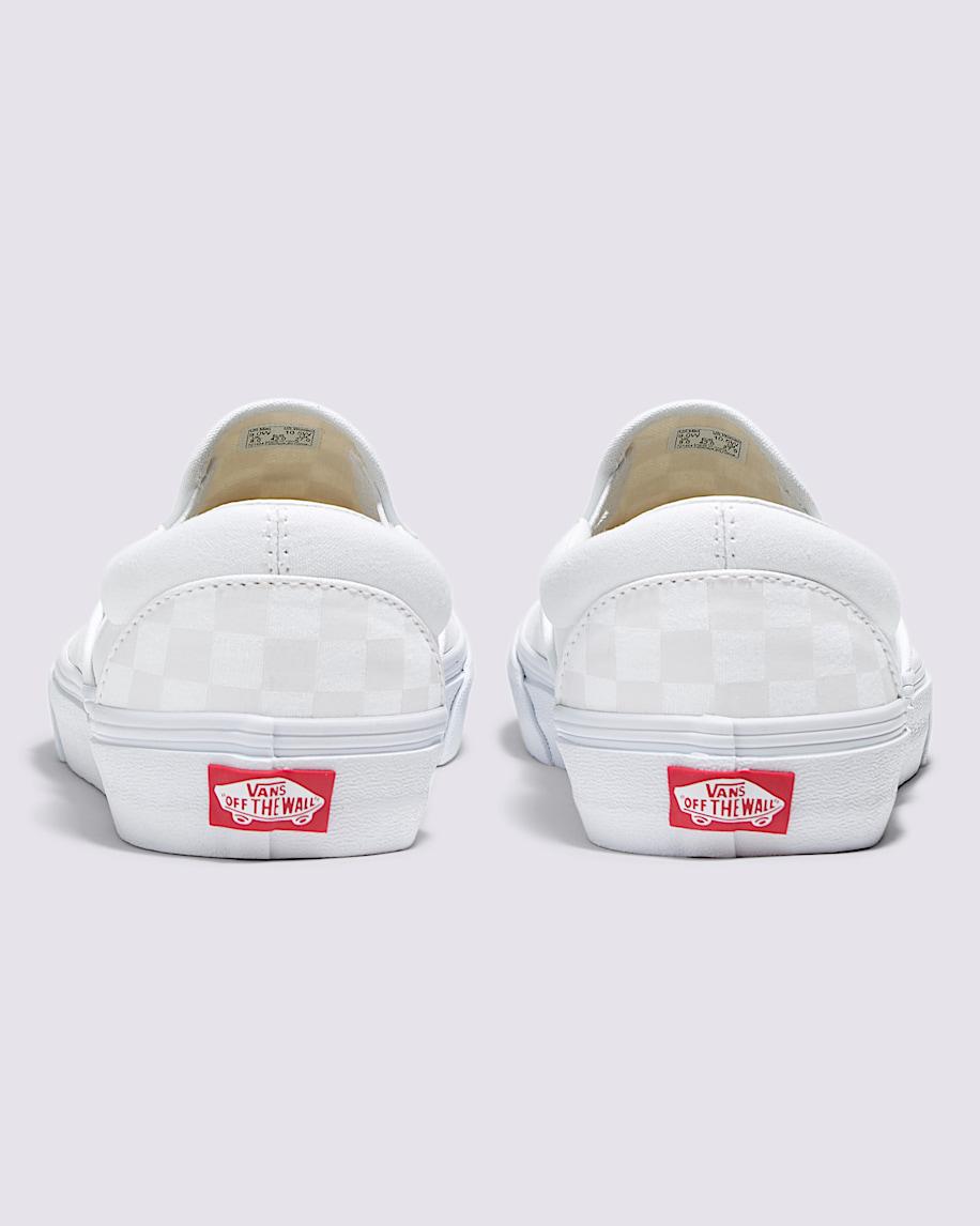 Customs Classic Slip-On Checkerboard Wide Shoe in Customs| Vans US Product Image