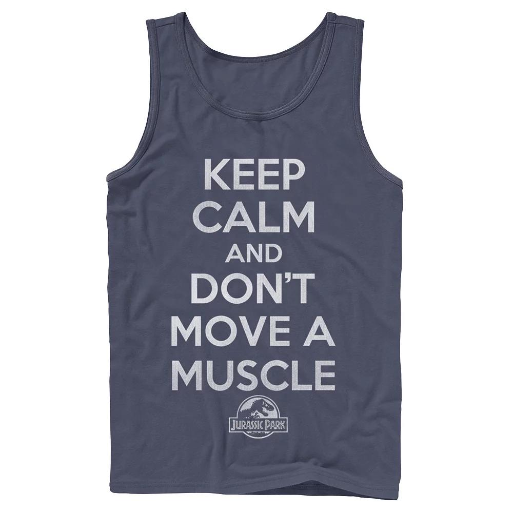 Men's Jurassic Park "Don't Move a Muscle" Tank Top,  Product Image