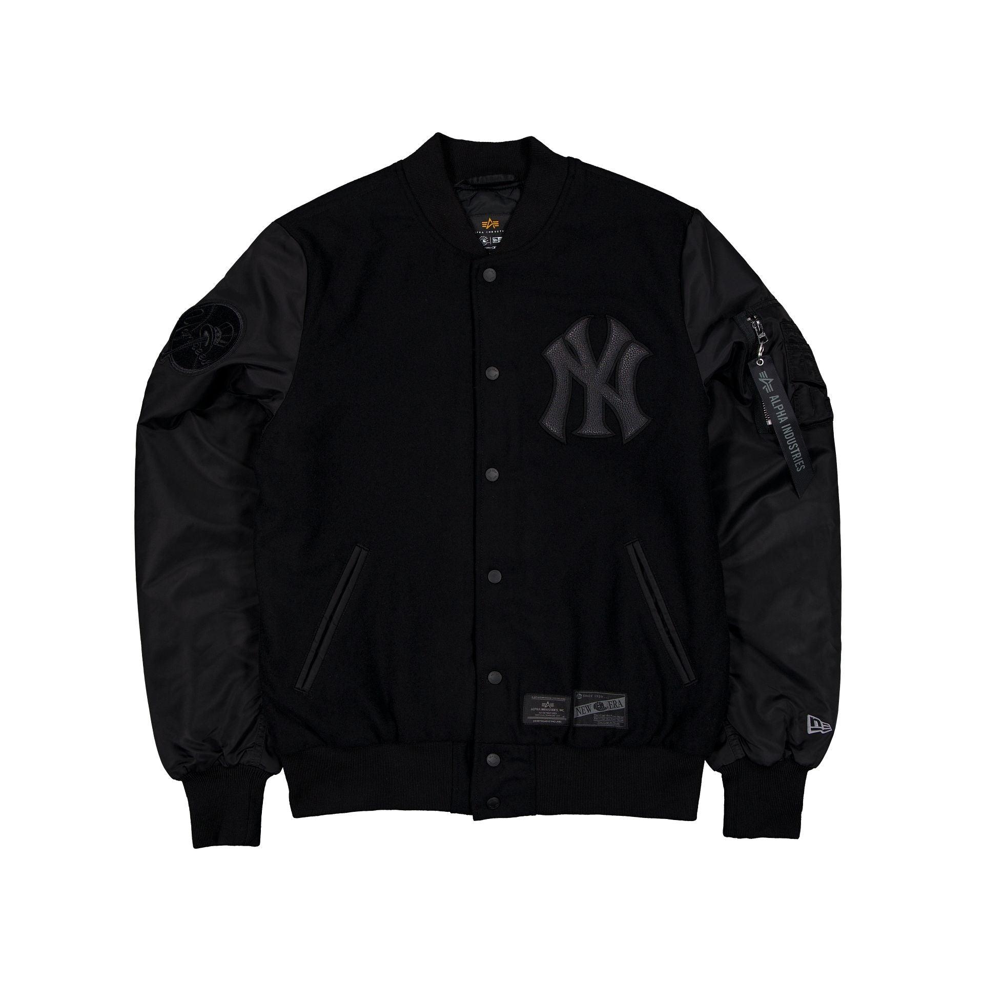 Alpha Industries x San Francisco Giants MA-1 Wool Varsity Jacket Black Male Product Image