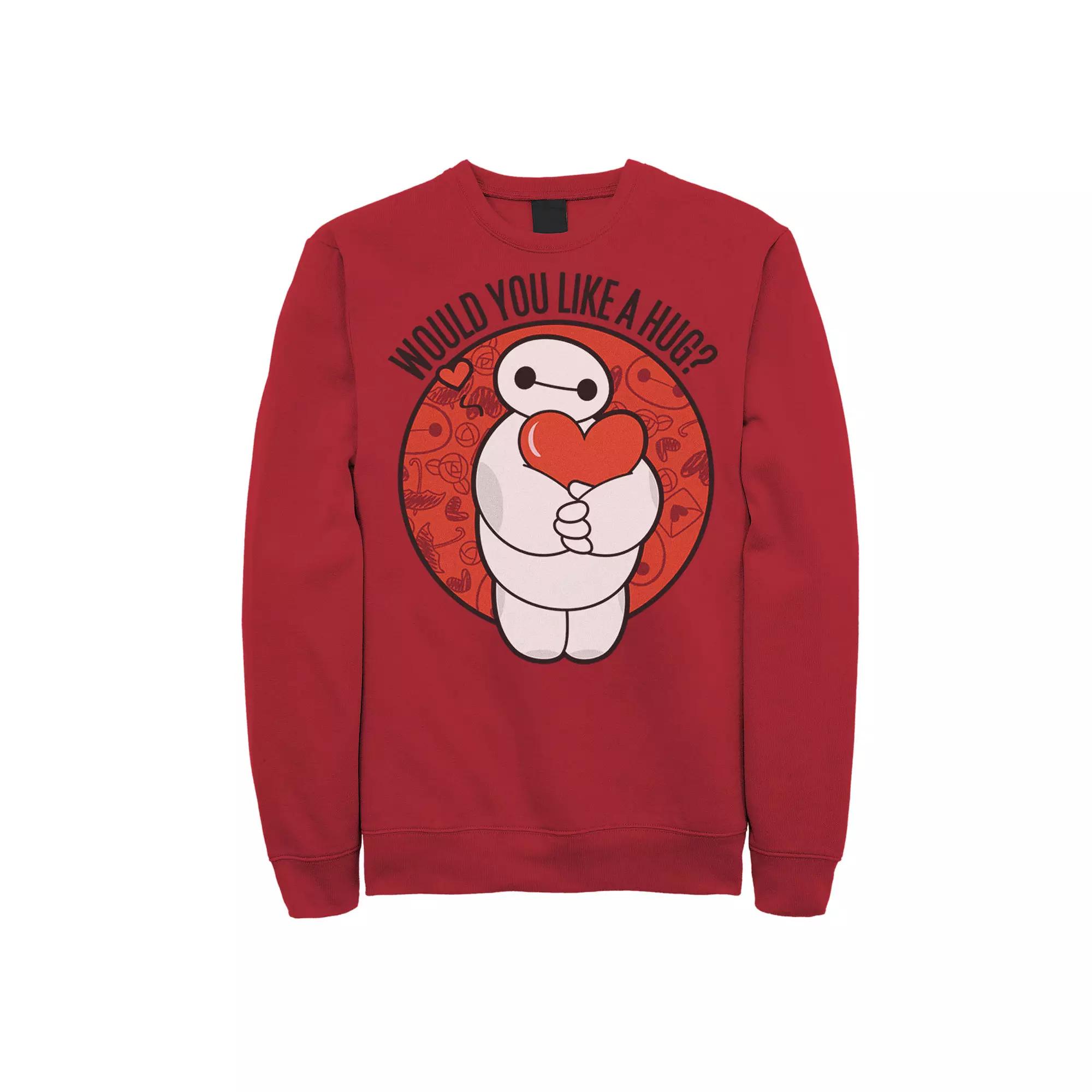 Disney's Big Hero 6 Baymax Men's Hug Valentine's Sweatshirt,  Product Image