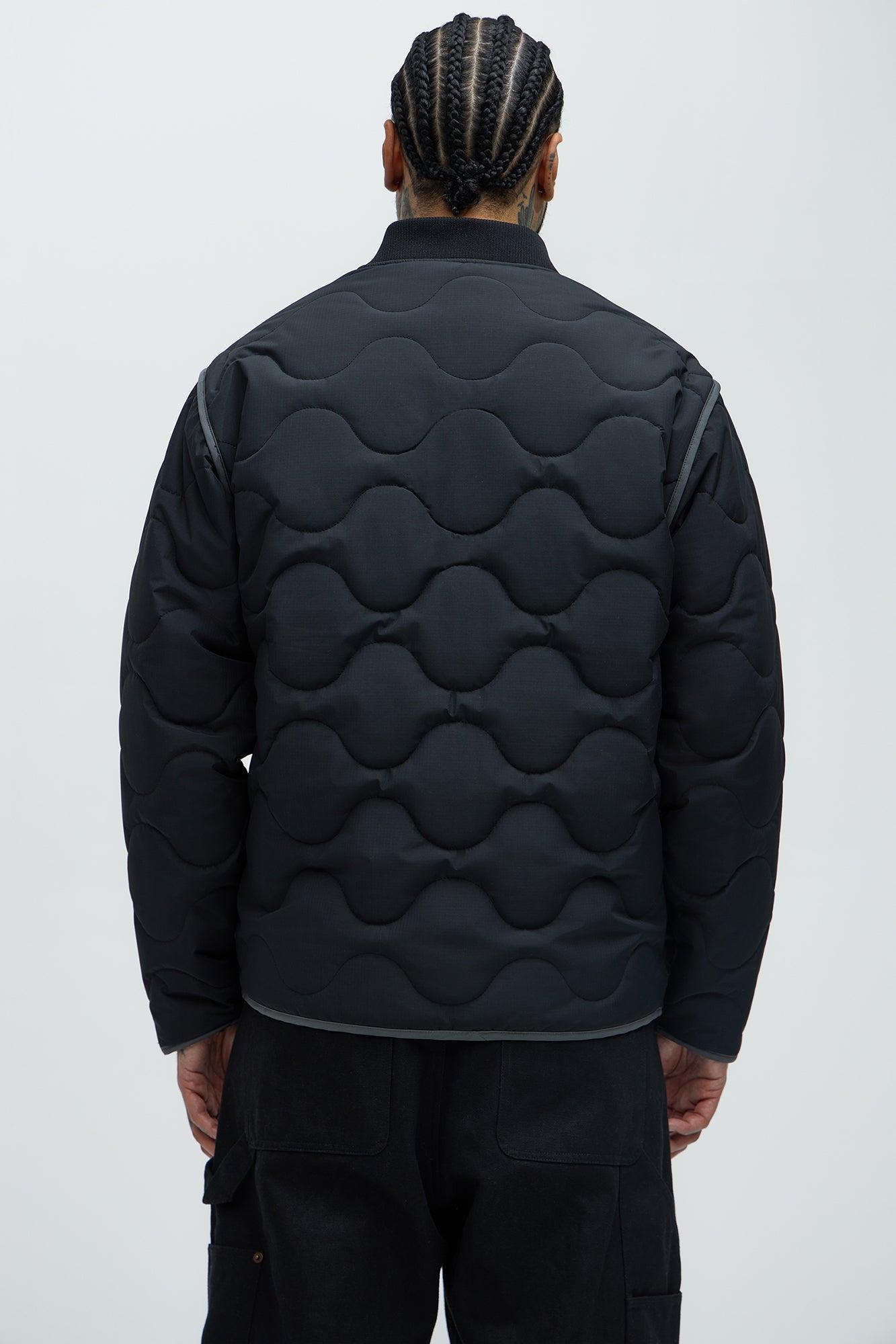 Hartford Ripstop Quilted Jacket - Black Product Image