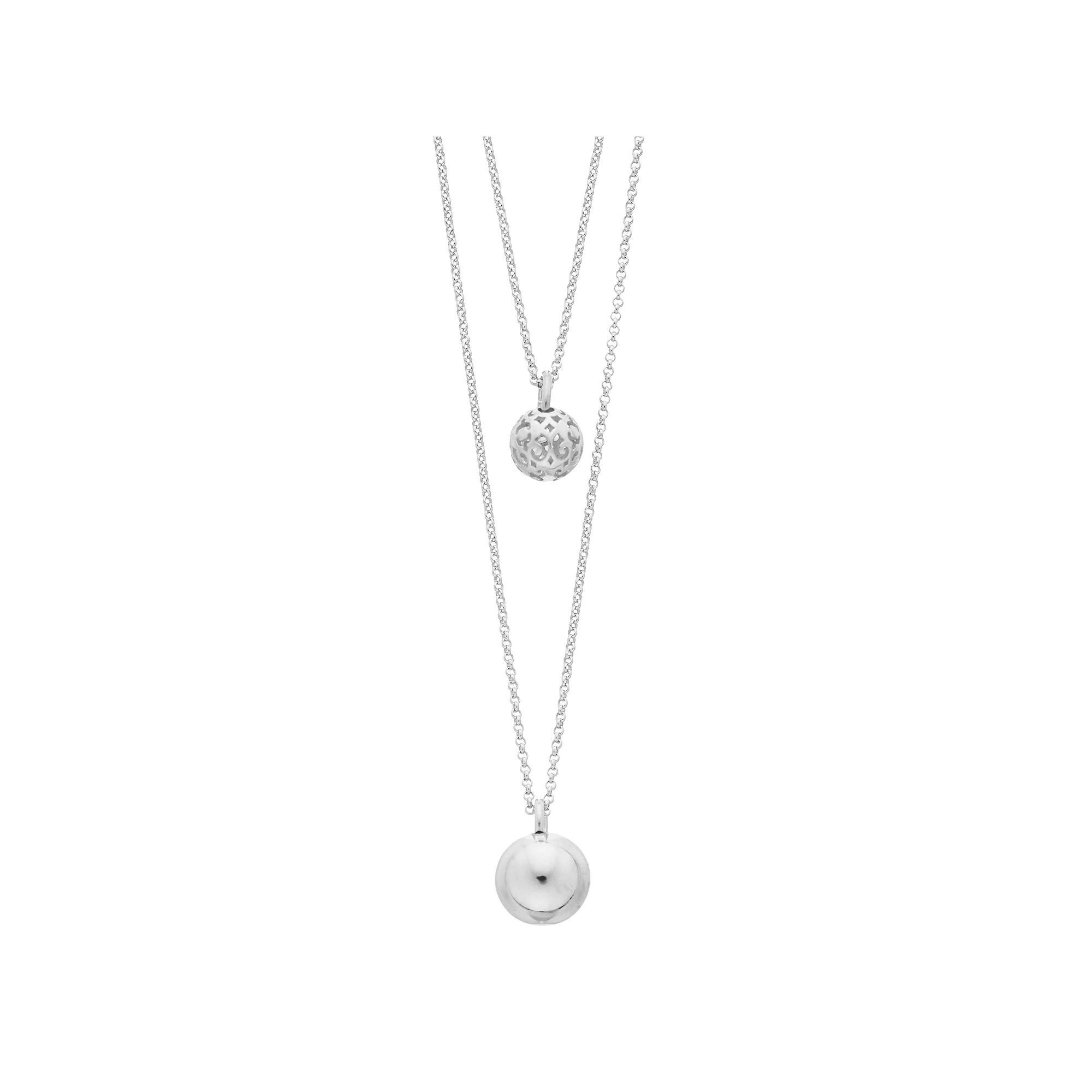 Sterling Silver Drop Chain Necklace, Women's, Size: 16-18" ADJ Product Image