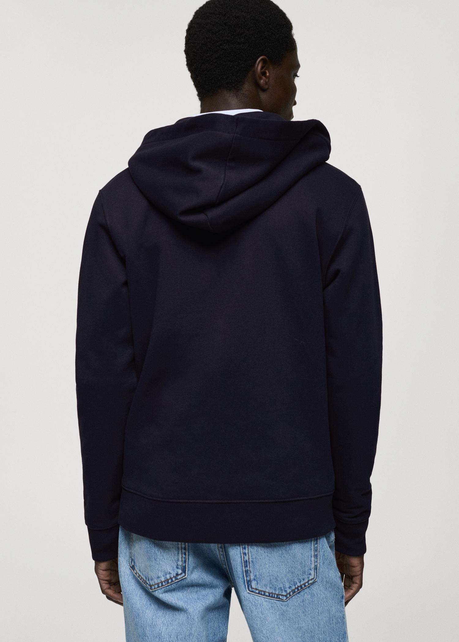 Regular-fit hoodie - Men | MANGO USA Product Image