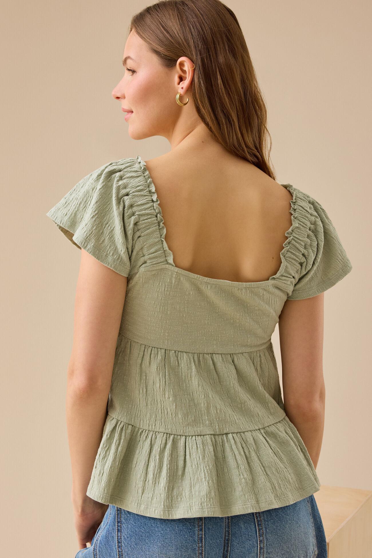 Lindsay Tiered Babydoll Top Product Image