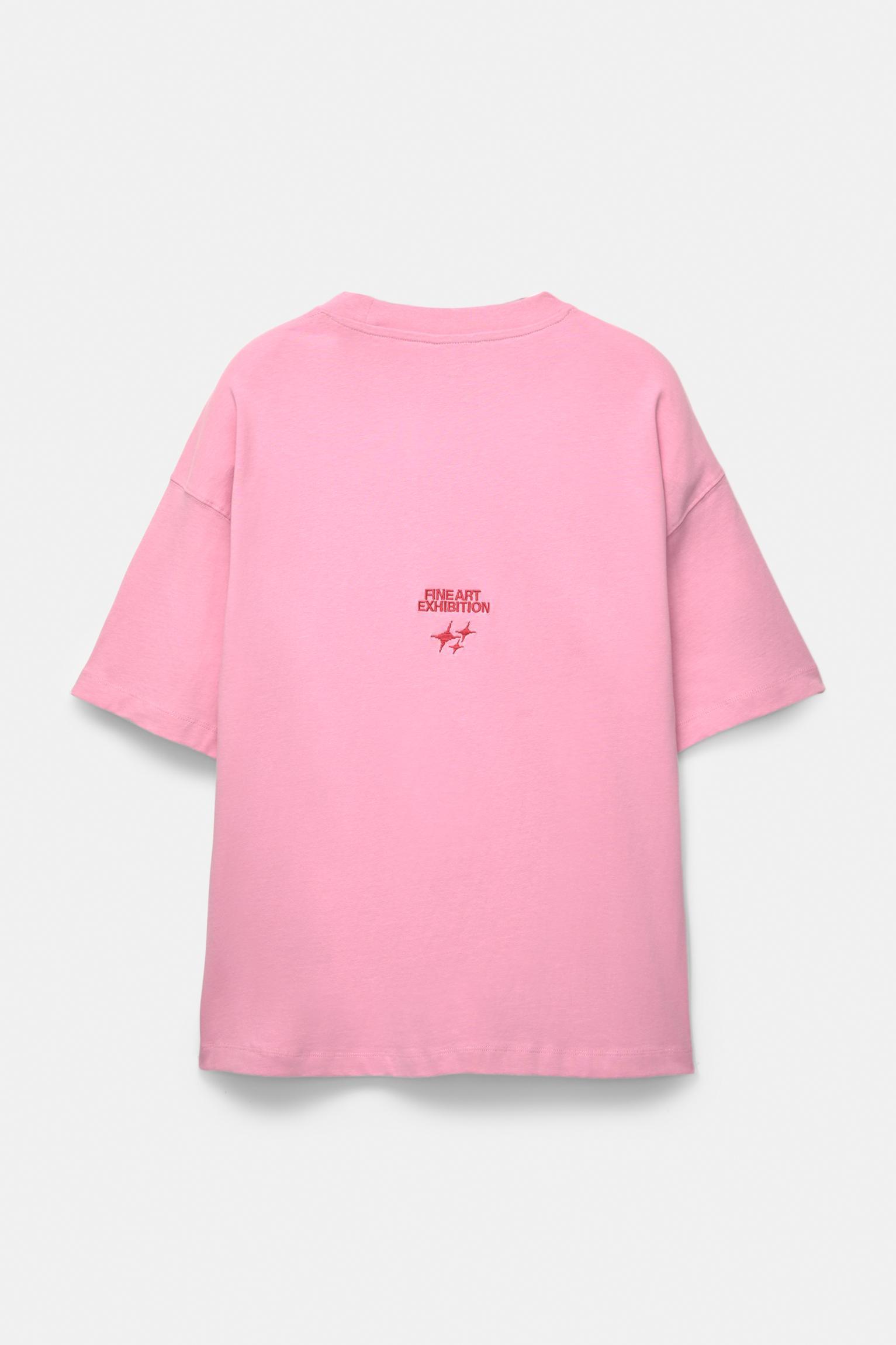 STWD Studio pink T-shirt Product Image