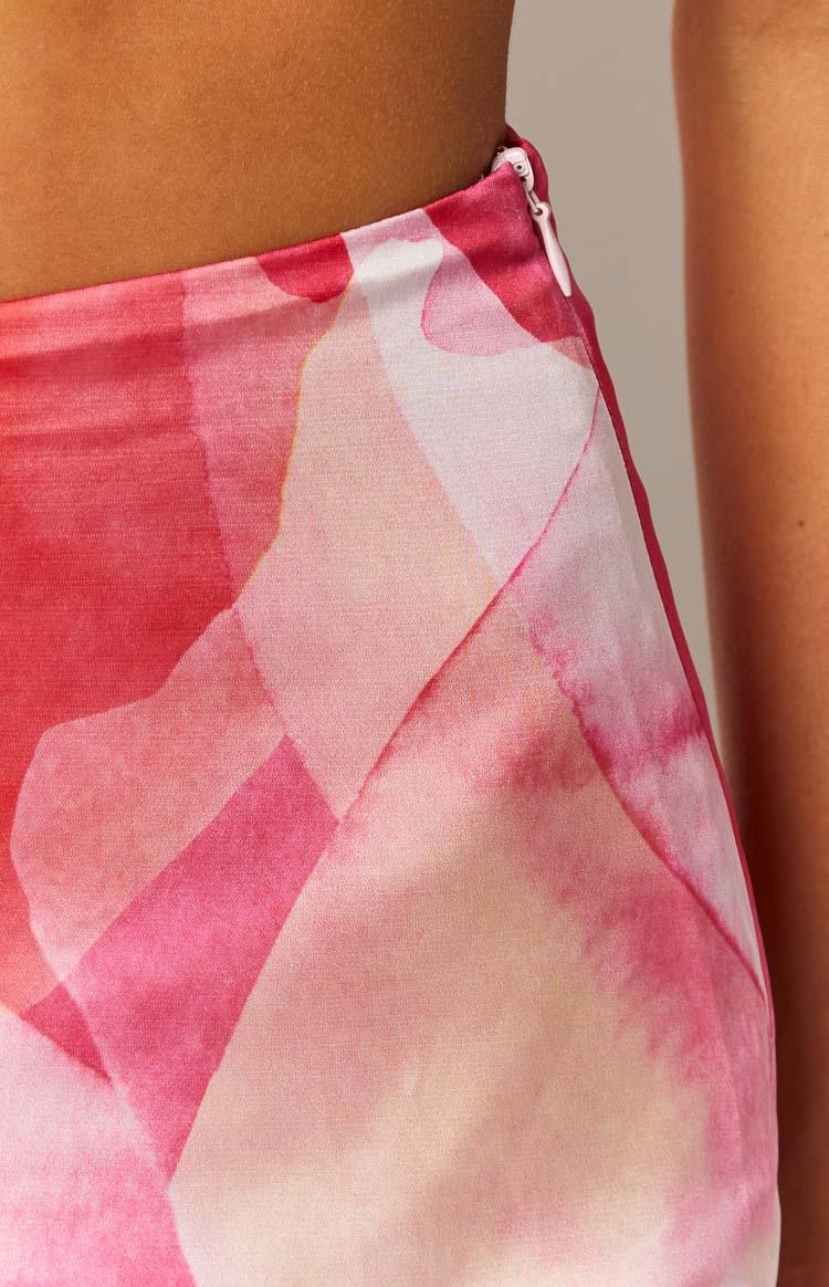 Jessie Pink Print Mini Skirt Baby Product Image