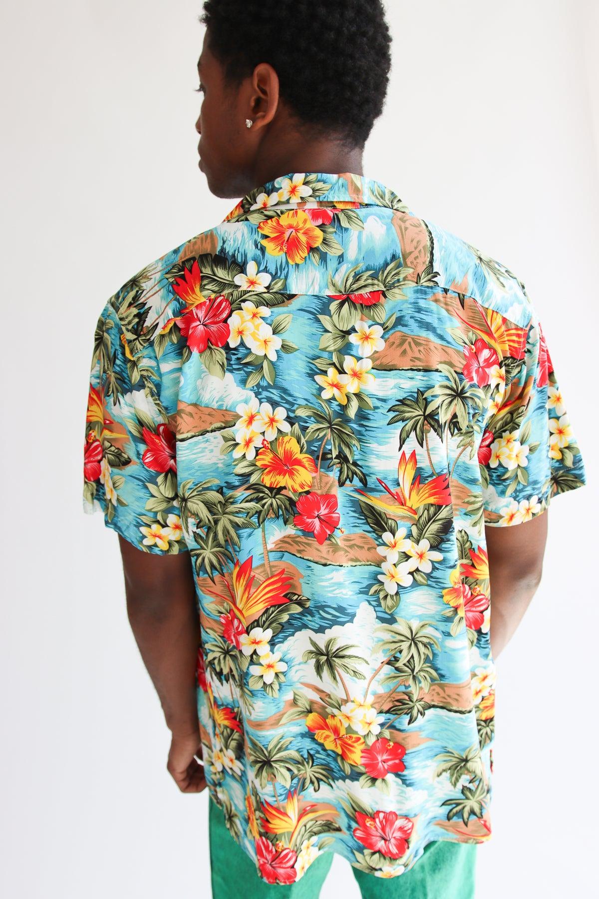 Tropical Oasis Hawaiian Shirt Product Image