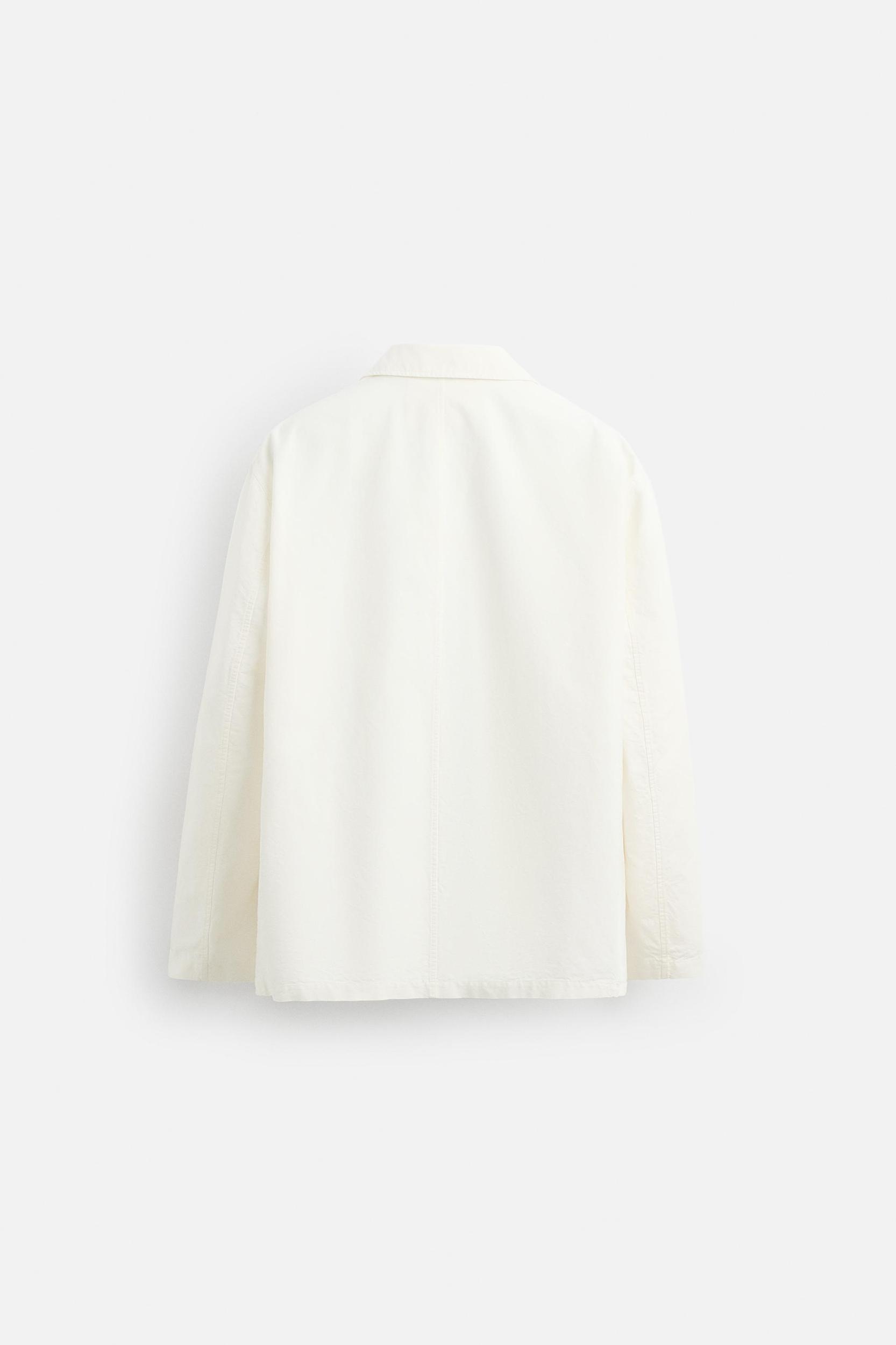 RELAXED FIT COTTON BLAZER Product Image