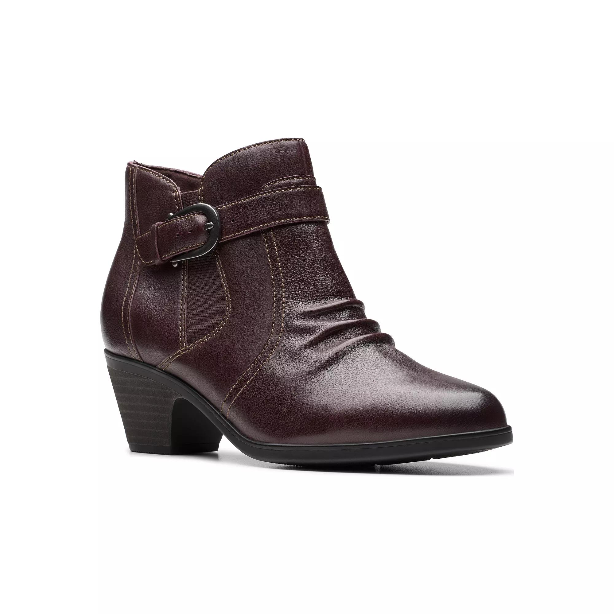 Clarks® Emily2 Opal Women's Heeled Leather Ankle Boots,  Product Image