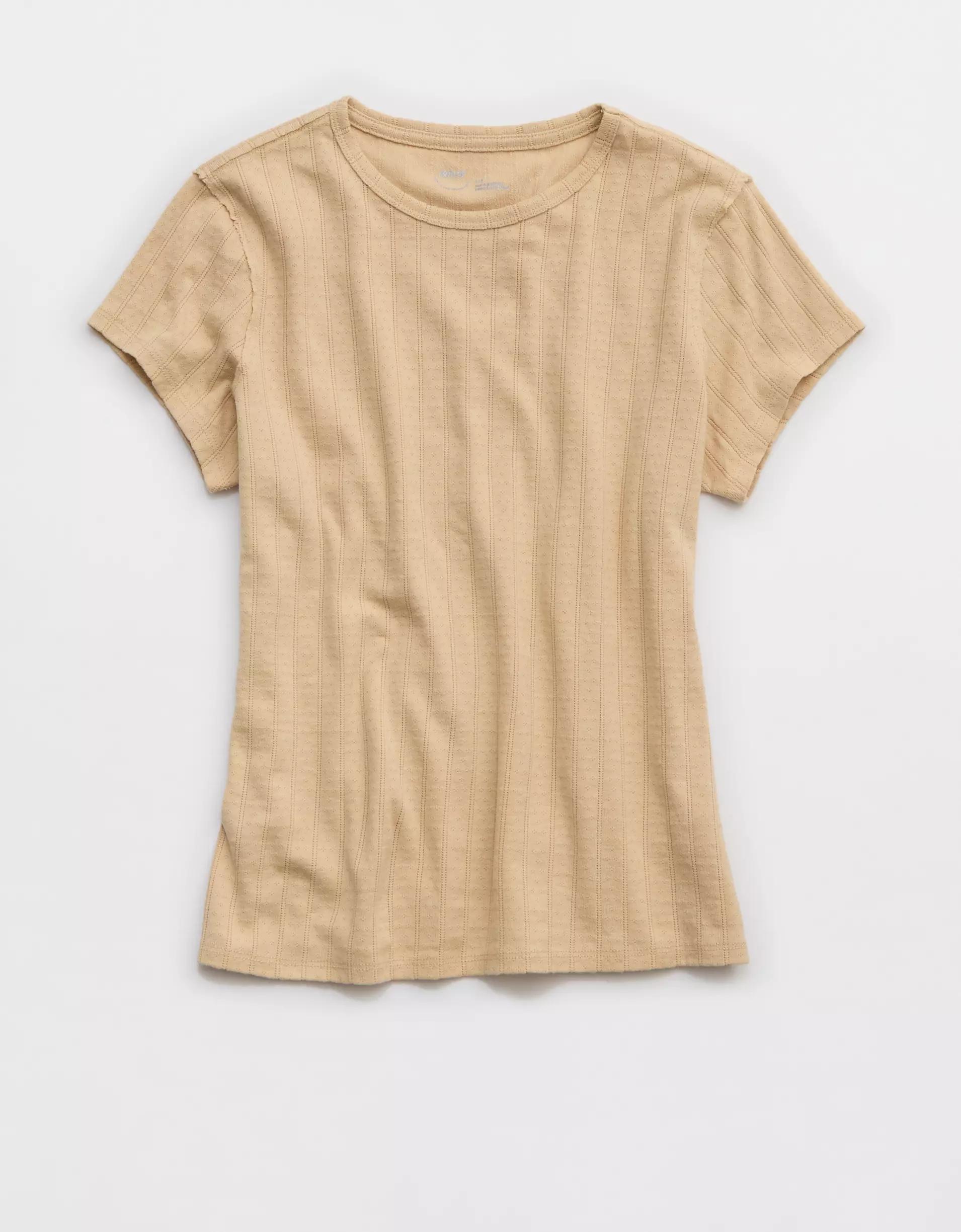 Aerie Pointelle Vintage T-Shirt Product Image