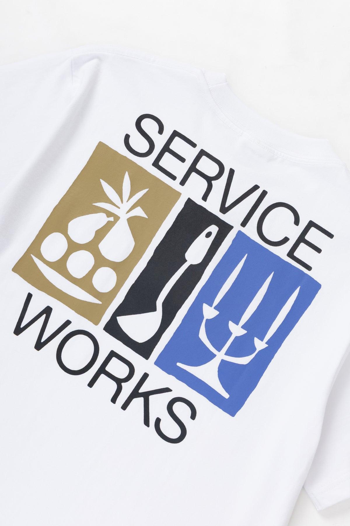 Service Works - Nourish Tee - White Product Image