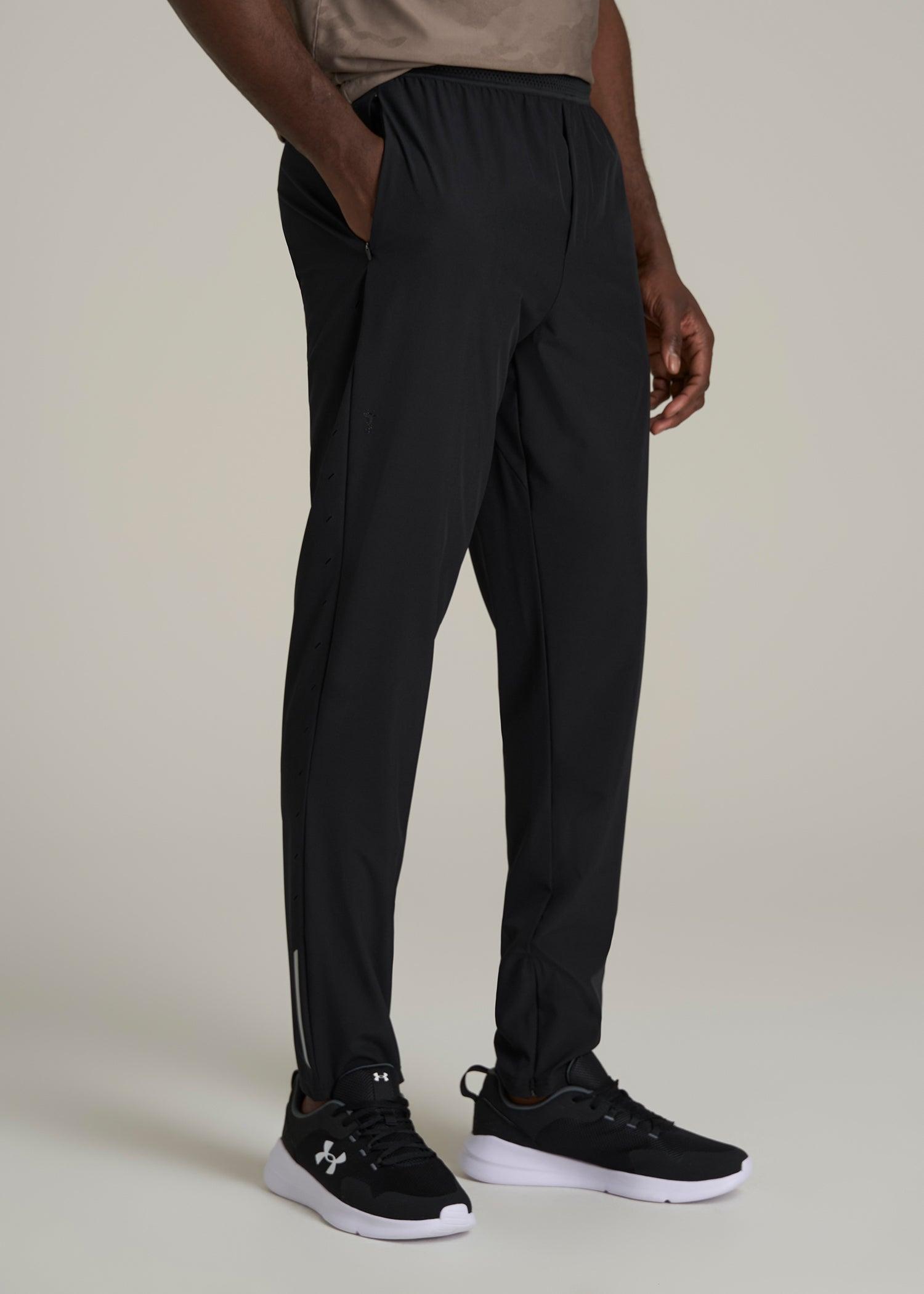 Featherweight Running Pants for Tall Men in Black Male Product Image
