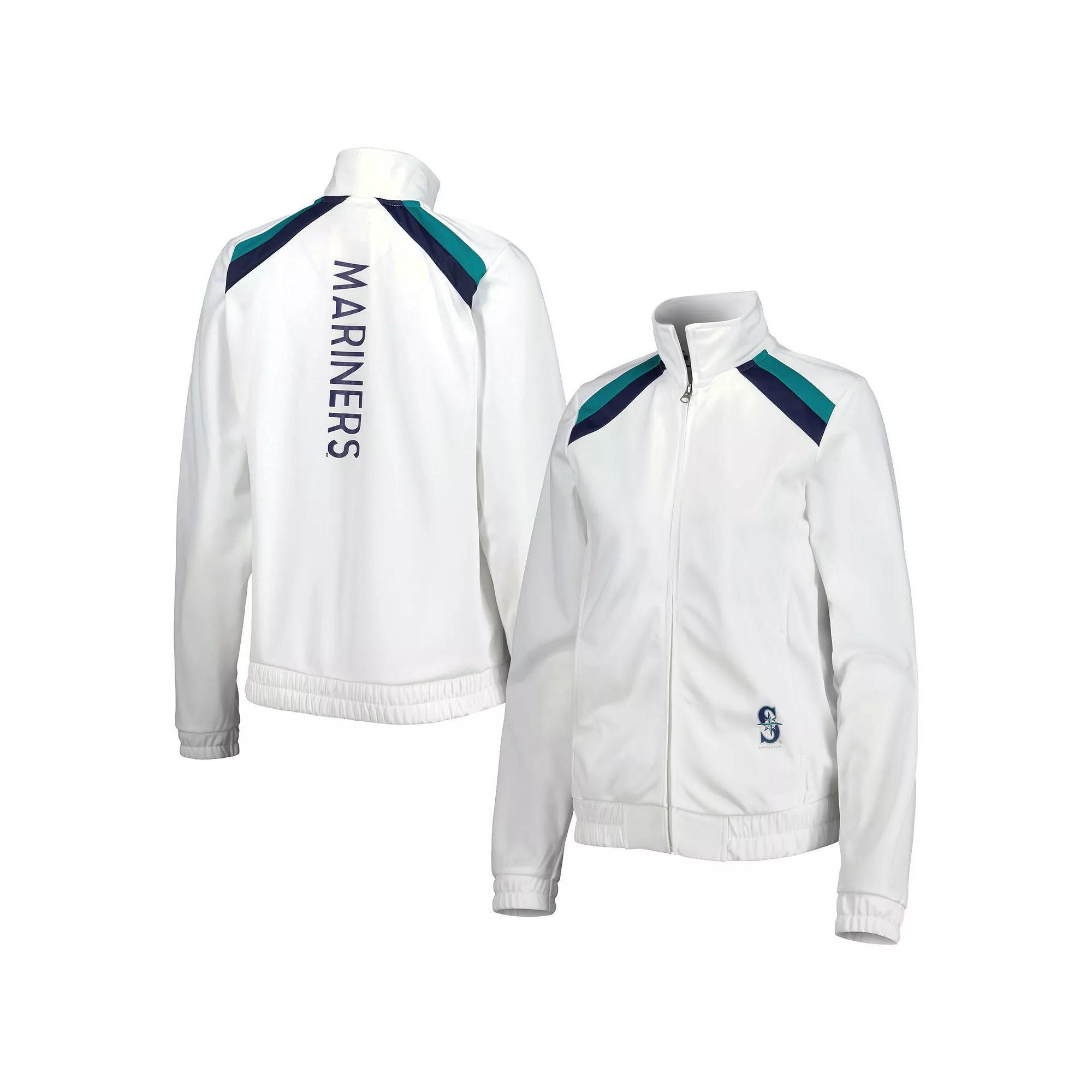 Women's G-III 4Her by Carl Banks White Seattle Mariners Red Flag Full-Zip Track Jacket,  Product Image