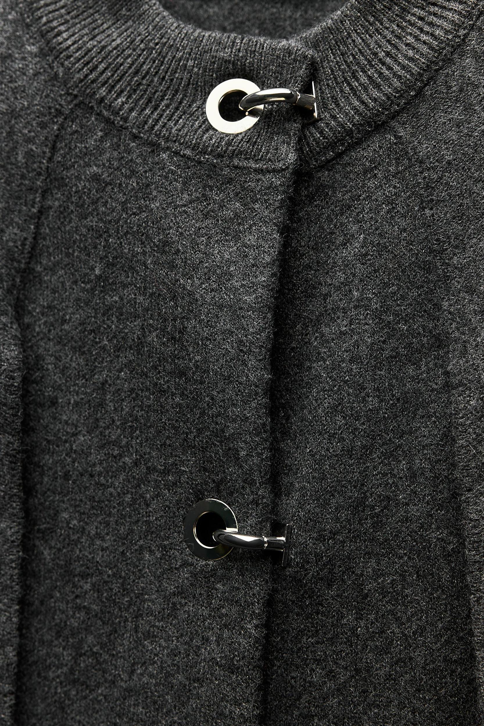 KNIT CAPE COAT Product Image