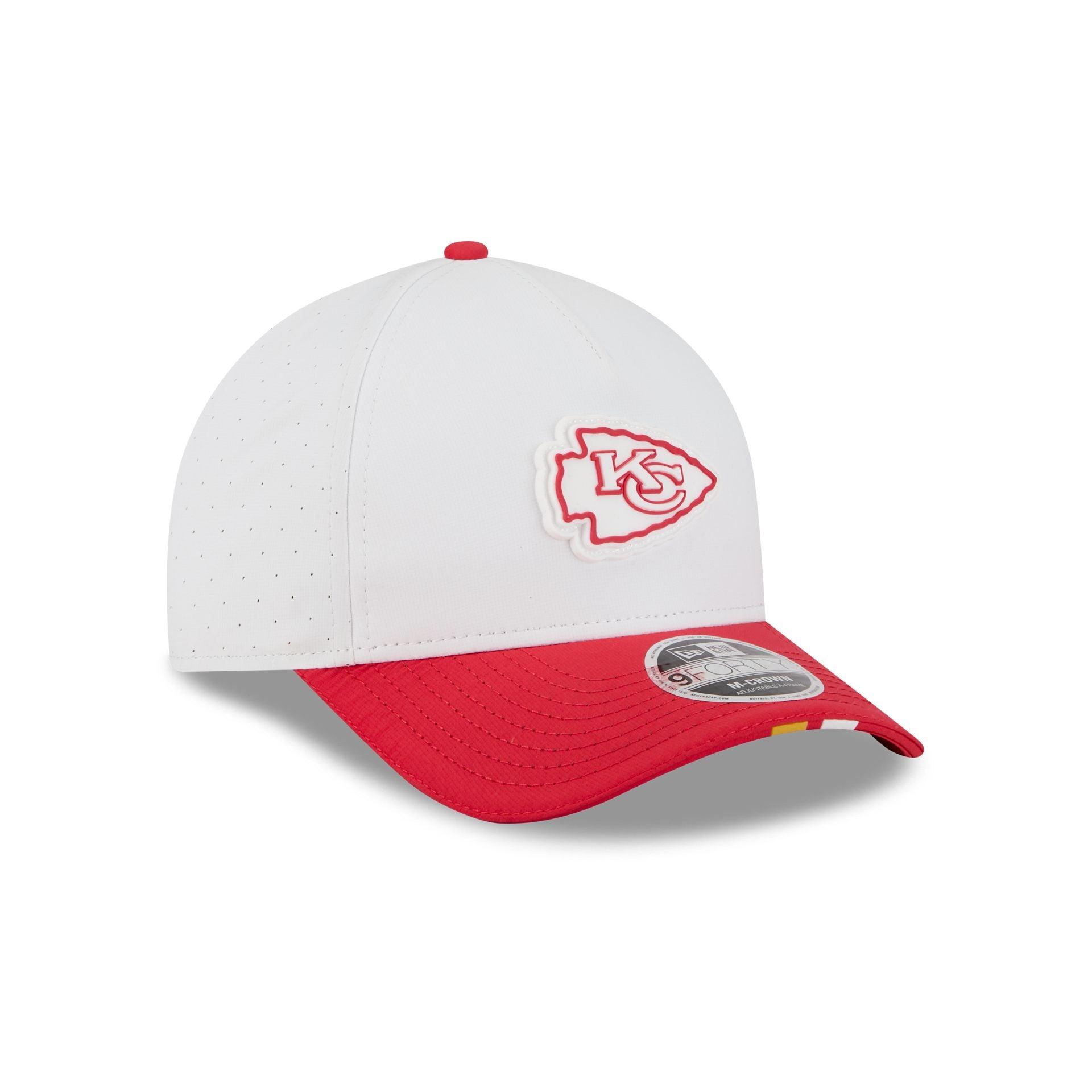 Kansas City Chiefs 2025 Training 9FORTY M-Crown A-Frame Snapback Hat Male Product Image