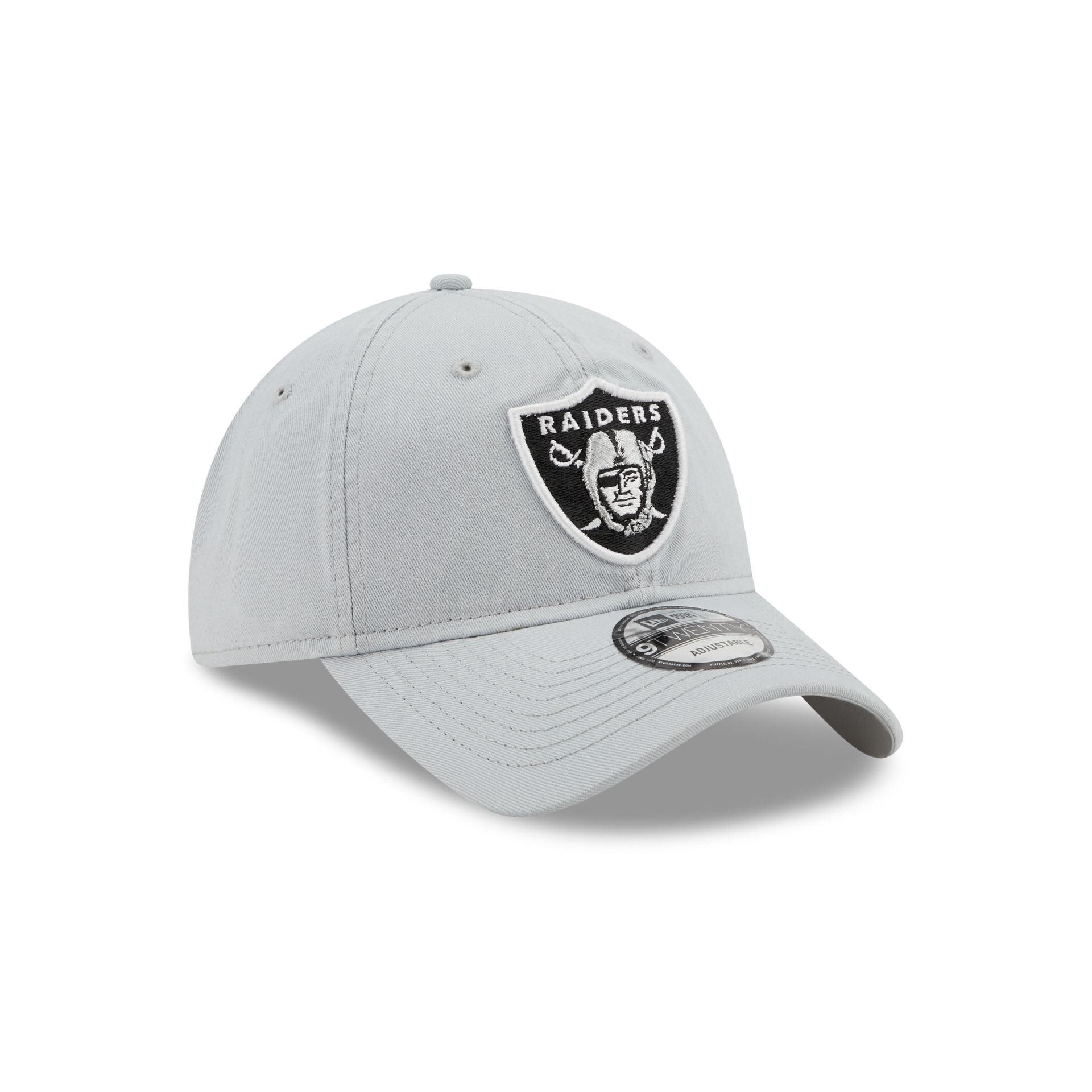 Las Vegas Raiders Core Classic Gray 9TWENTY Adjustable Hat Male Product Image