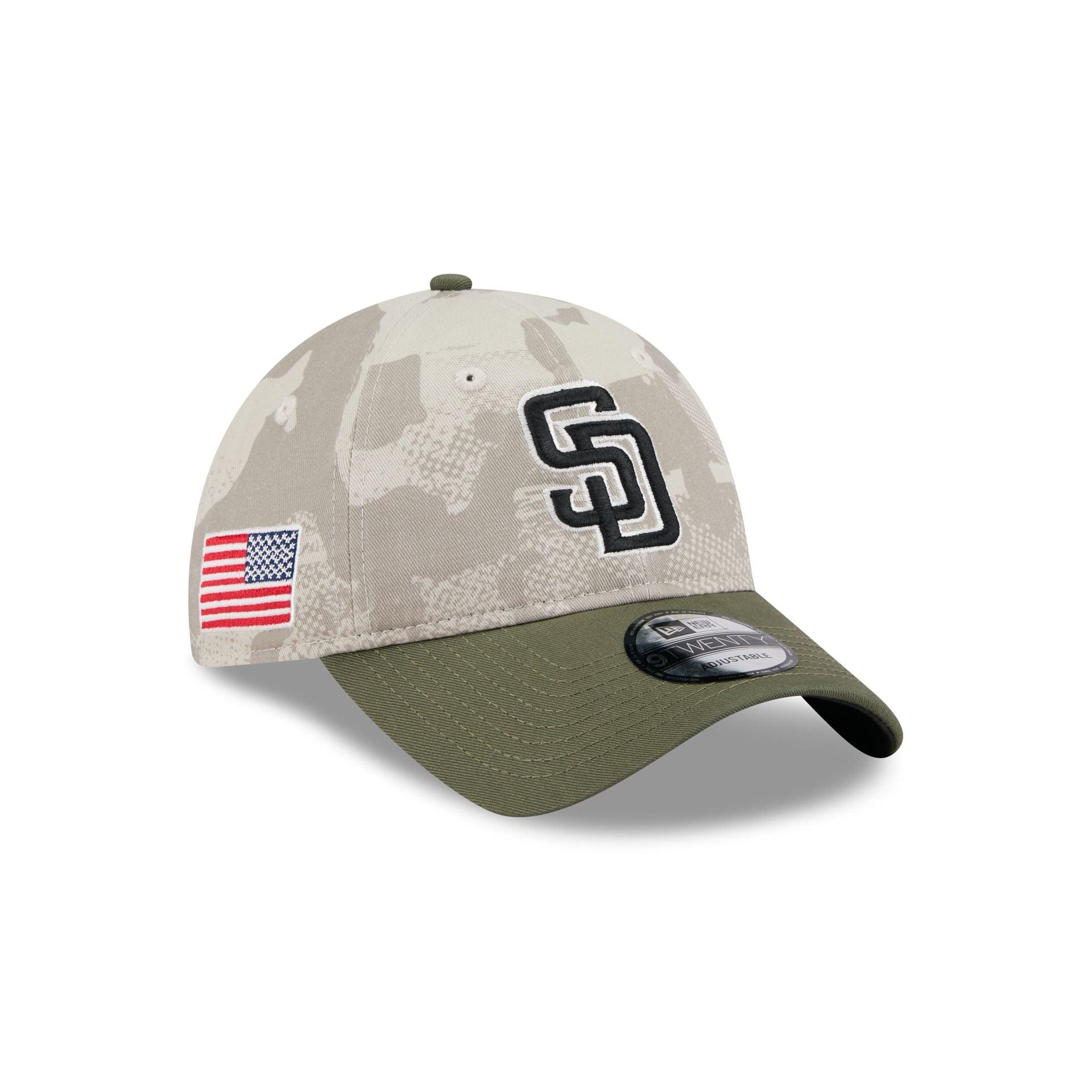San Diego Padres Armed Forces Day 2025 9TWENTY Adjustable Hat Male Product Image