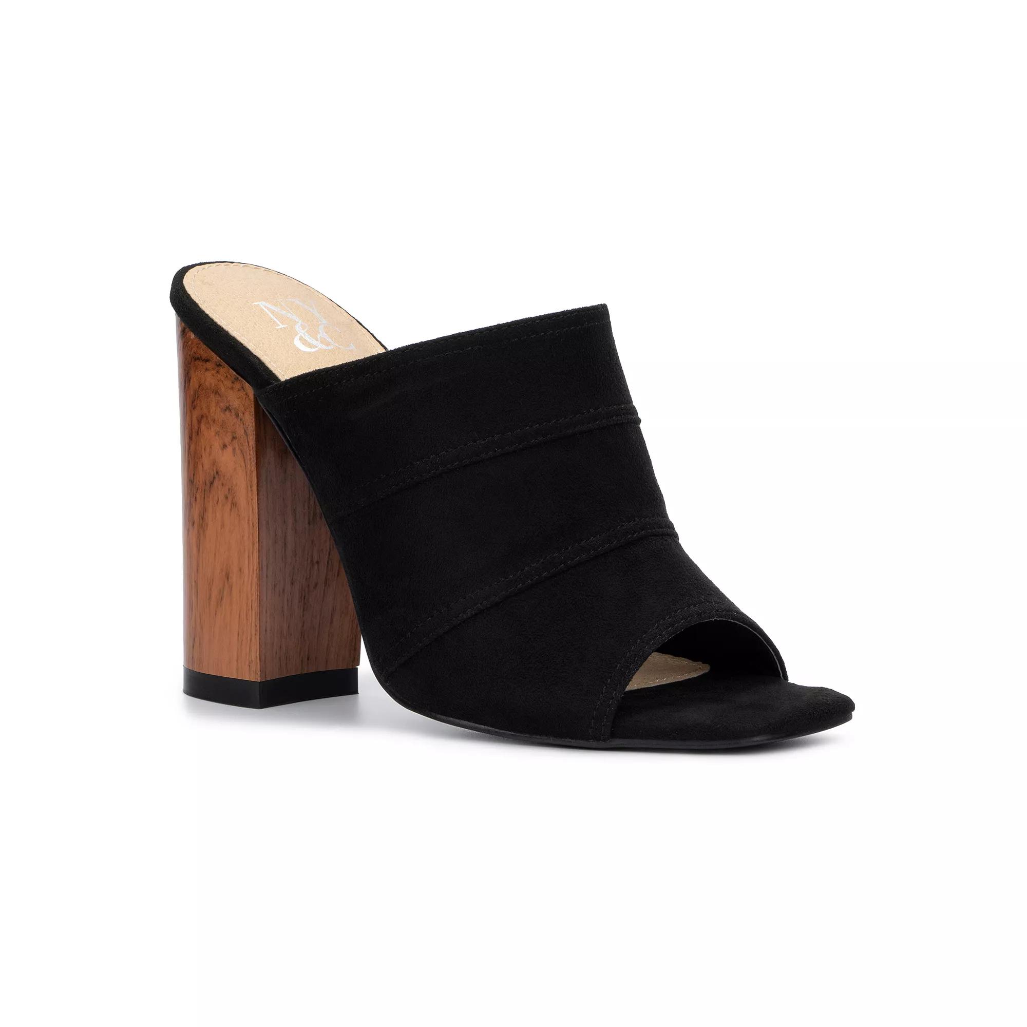 New York & Company Lacinda Women's Peep Toe High Heels,  Product Image