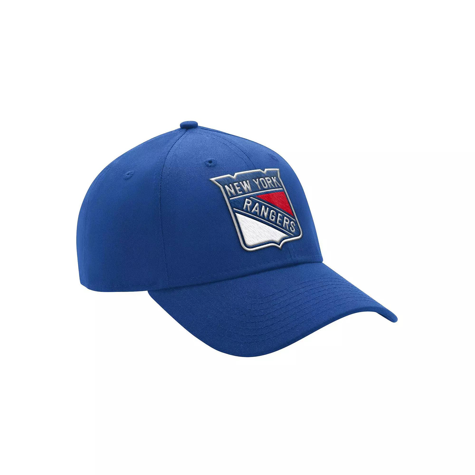 Men's Starter Blue New York Rangers Primary Logo Adjustable Hat, Ran Blue Product Image
