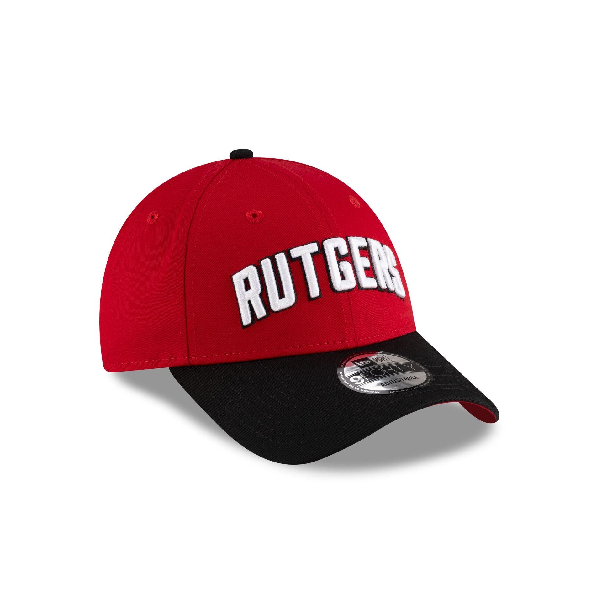 Rutgers Scarlet Knights Scarlet Black 9FORTY Snapback Hat Male Product Image