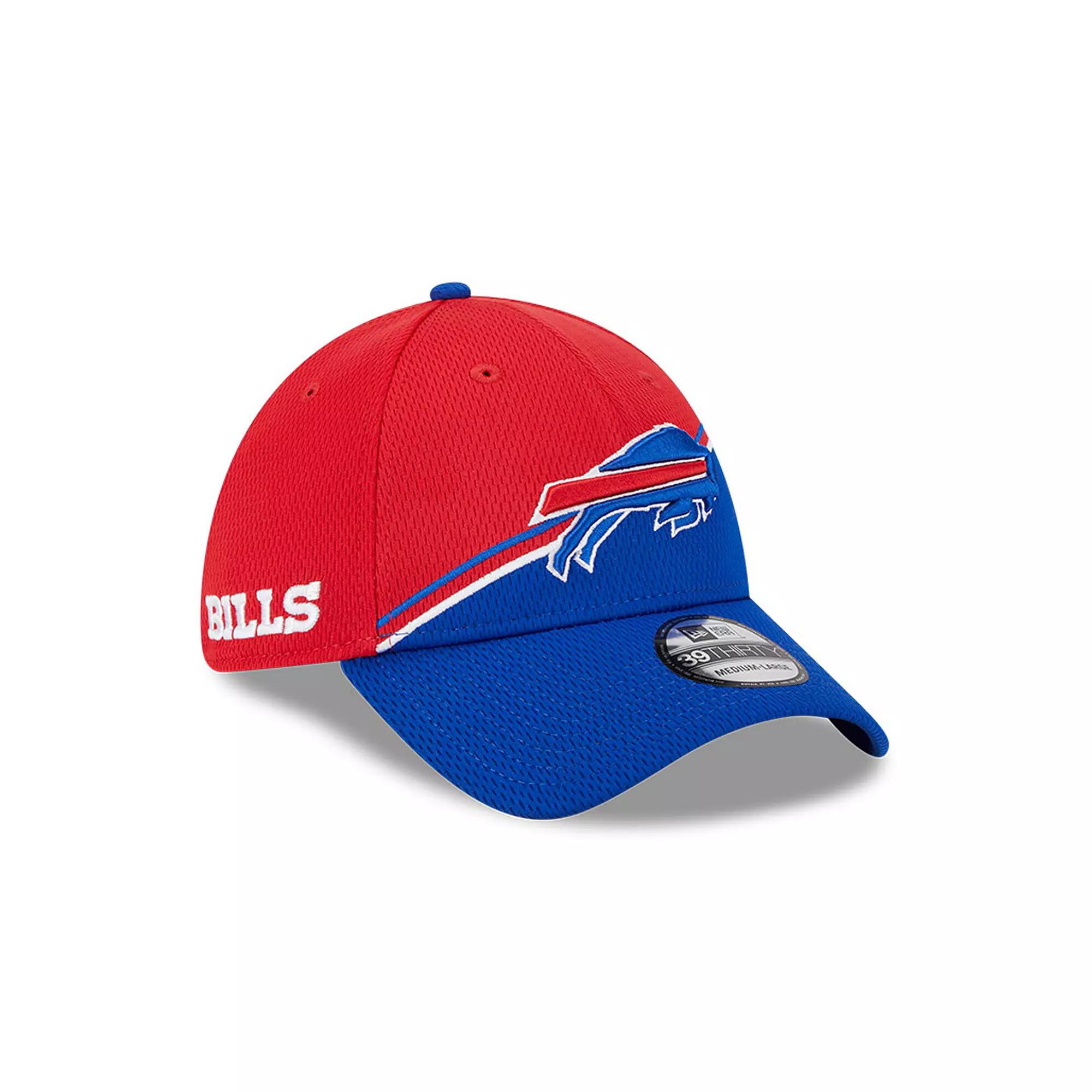 Men's New Era  Red/Royal Buffalo Bills 2023 Sideline 39THIRTY Flex Hat, Size: Small/Medium Product Image