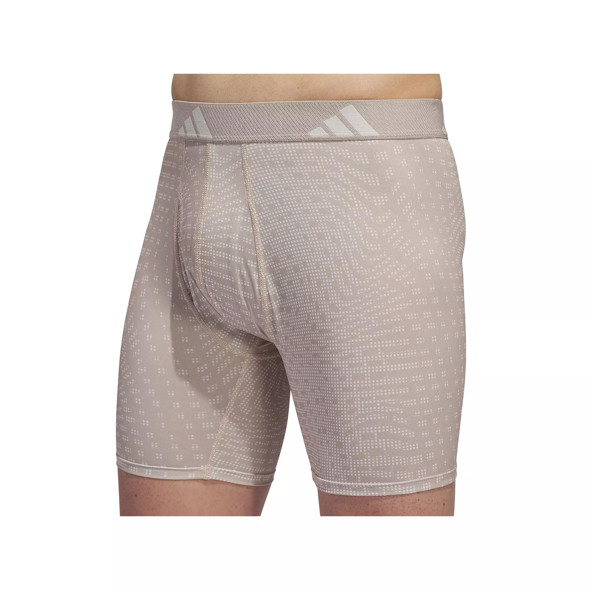 Men's adidas Microfiber Boxer Brief, Size: Large, Alumina Beige Product Image