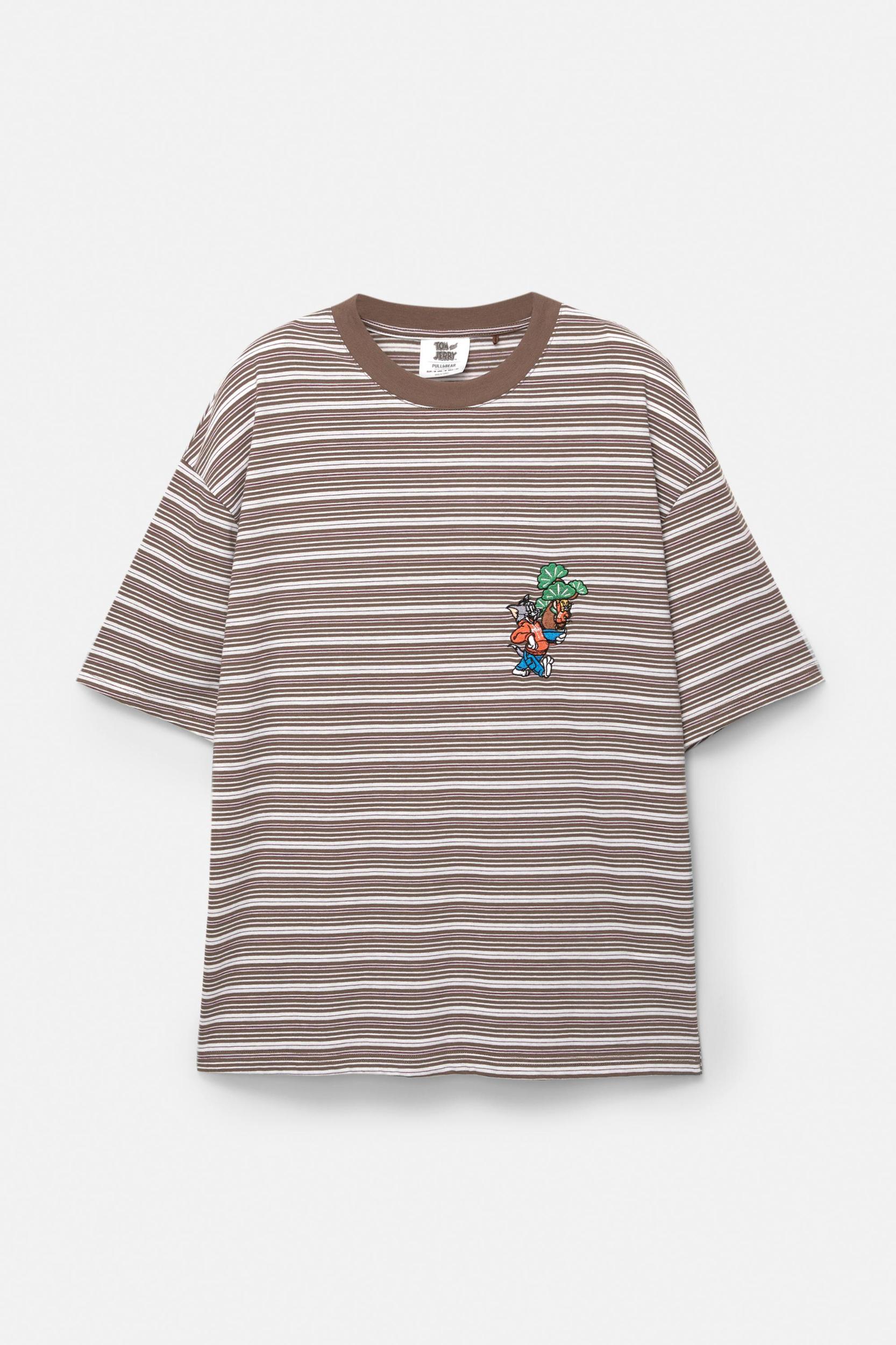 Tom & Jerry striped T-shirt Product Image
